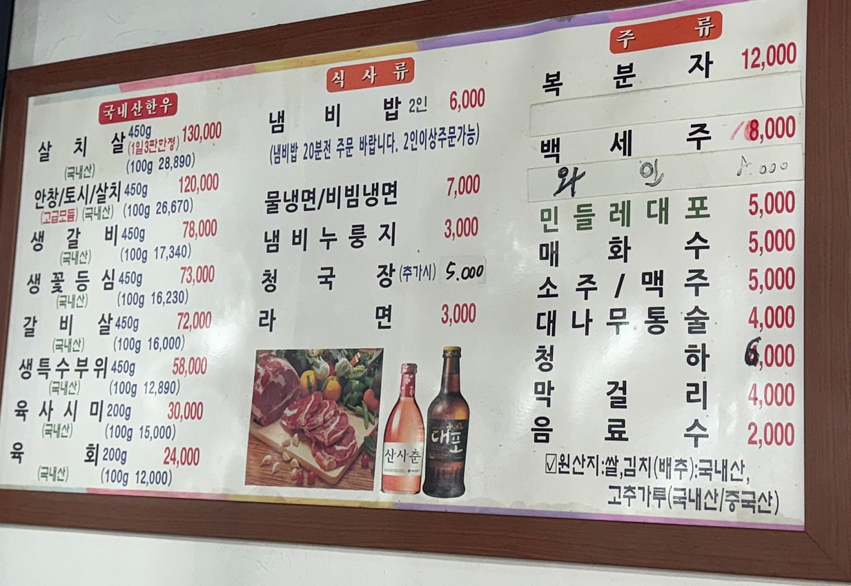 백조한우마을본점