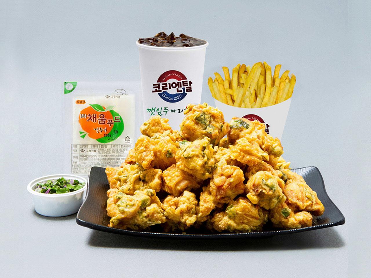 코리엔탈깻잎두마리치킨 가평점