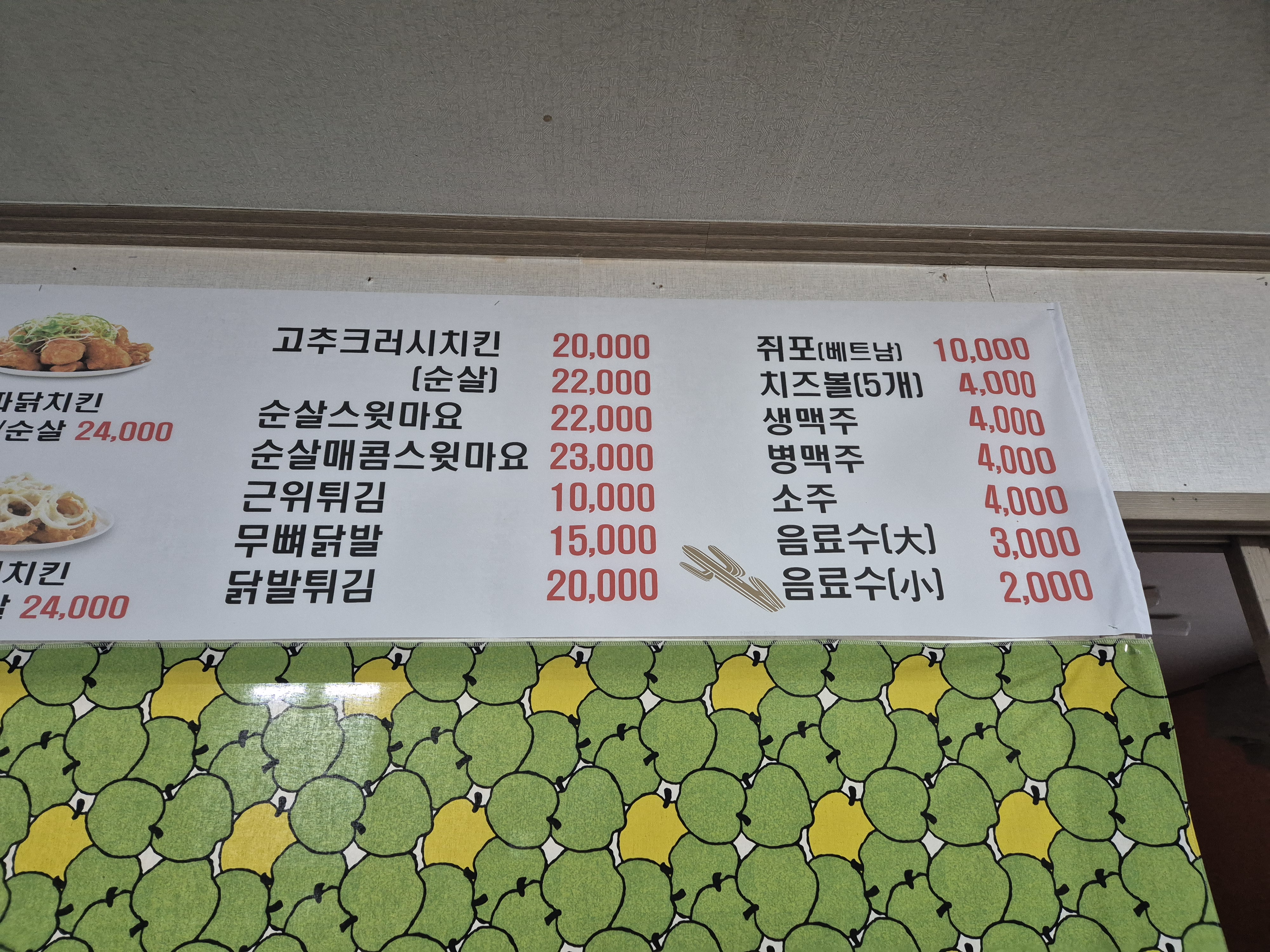 맥시칸치킨 해남점