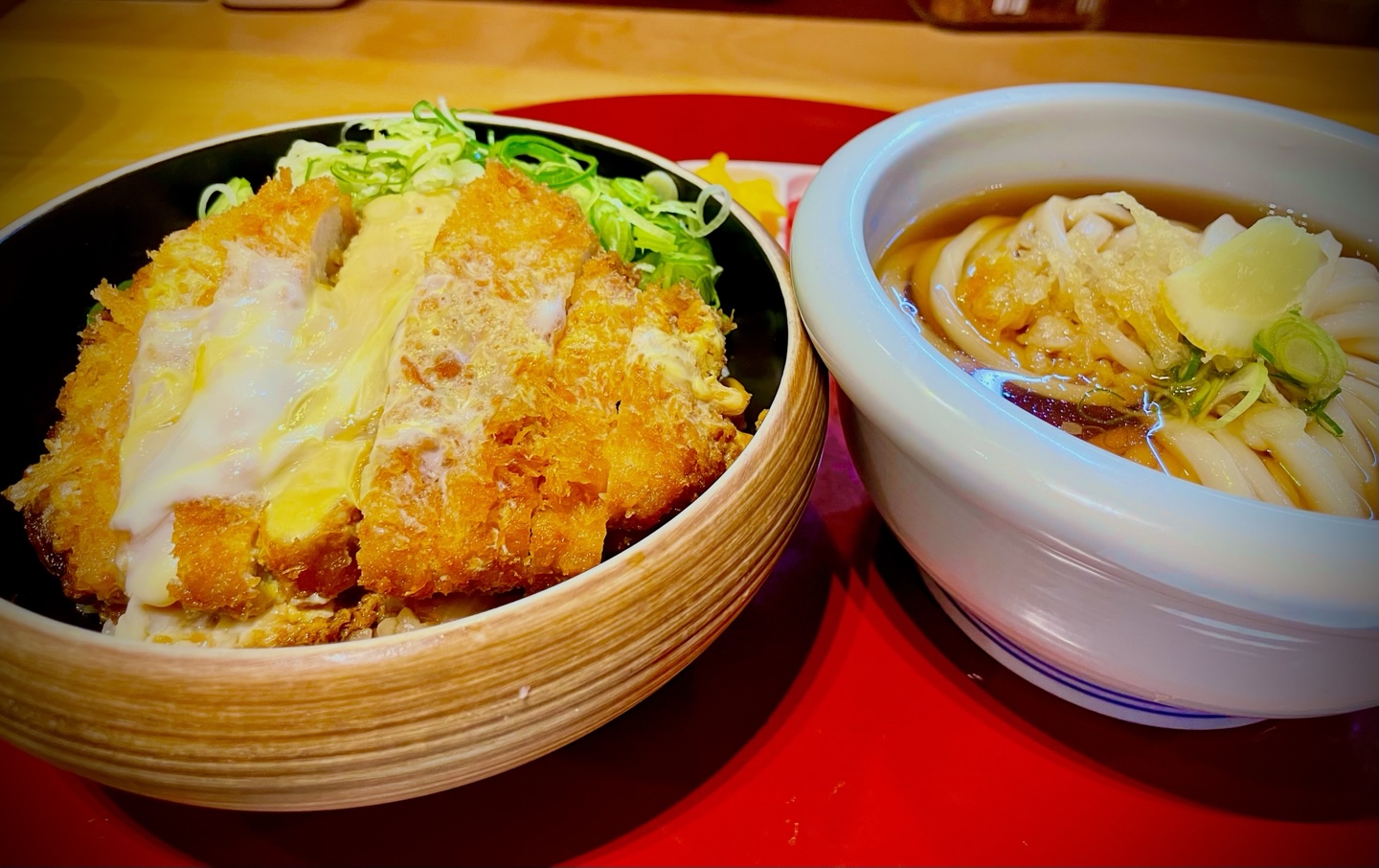 카츠돈과 우동(냉,온)