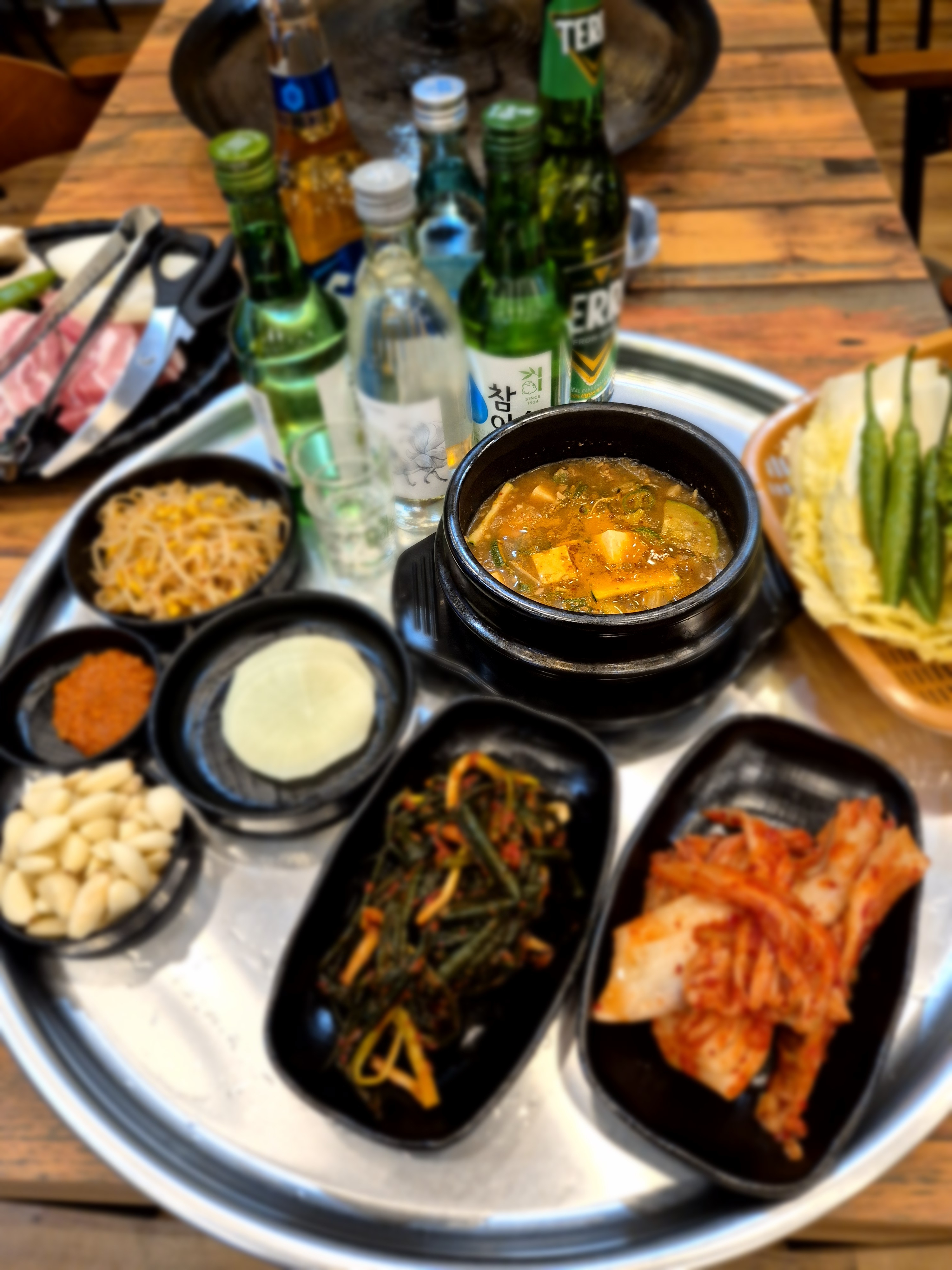 두정쪽파솥뚜껑삼겹살
