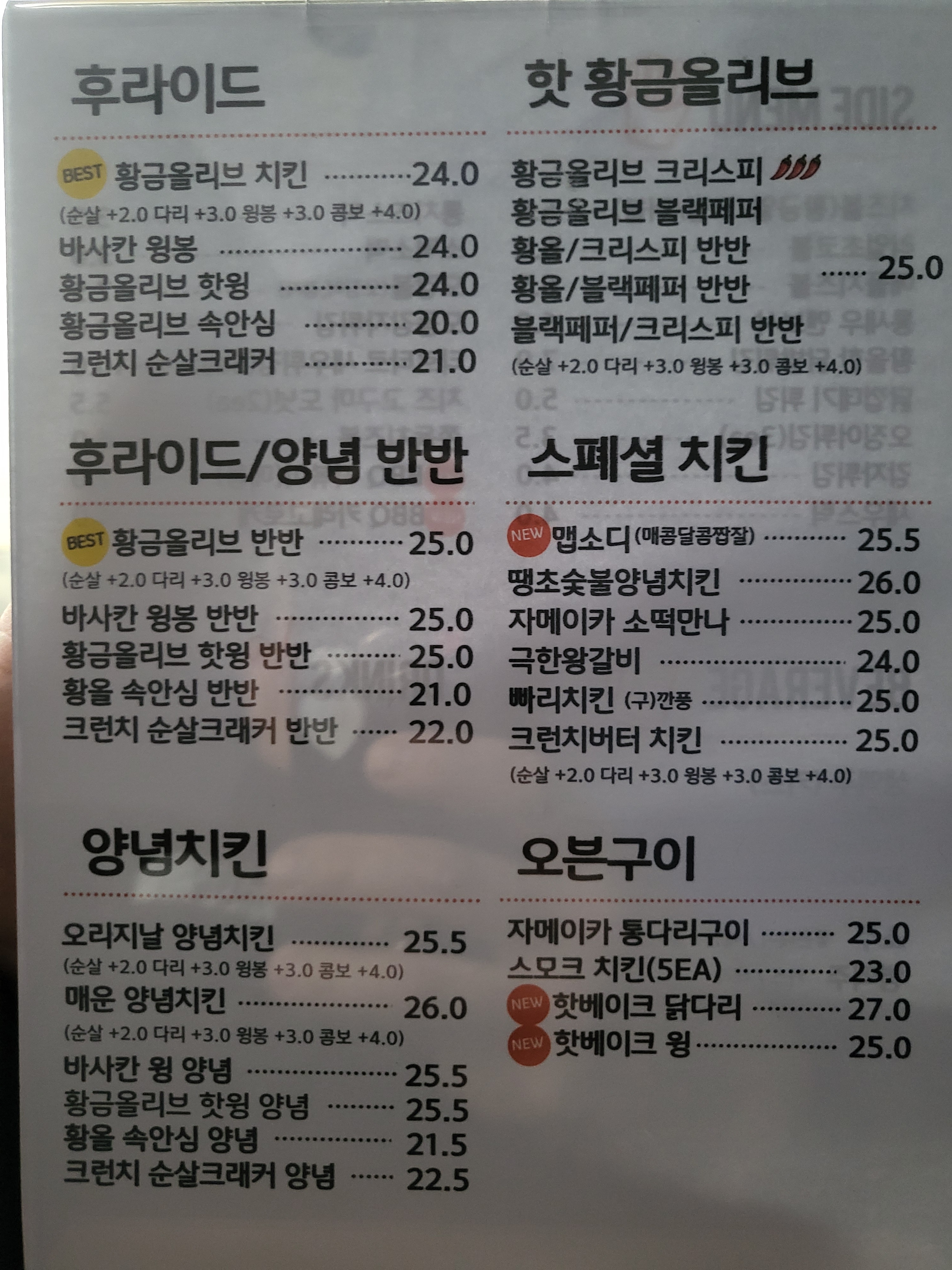 BBQ치킨 부산화명신도시점