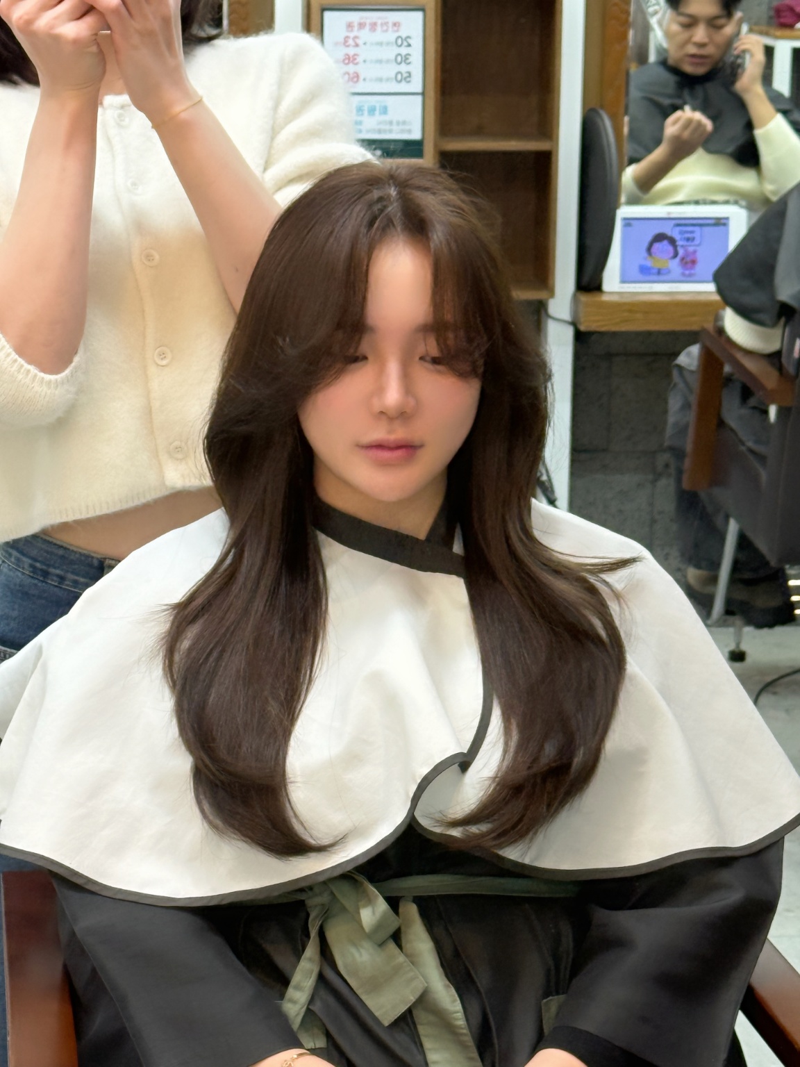 리안헤어 서구청역점 내부 또는 관련 모습