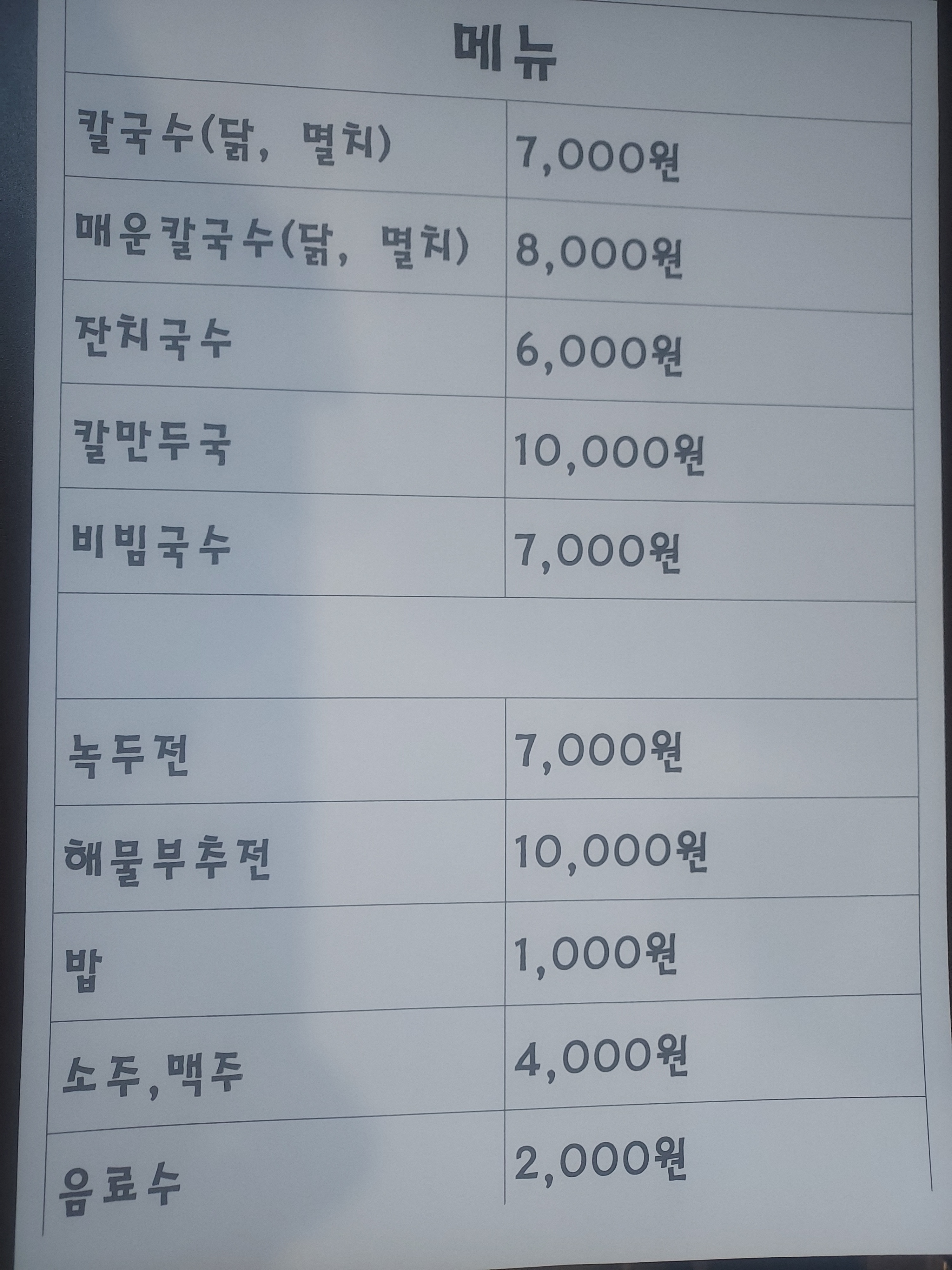 도끼국수 대표 이미지