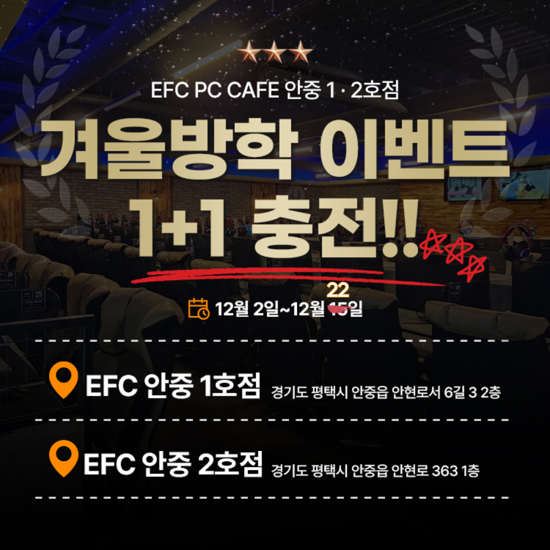 EFC PC카페 안중2호점