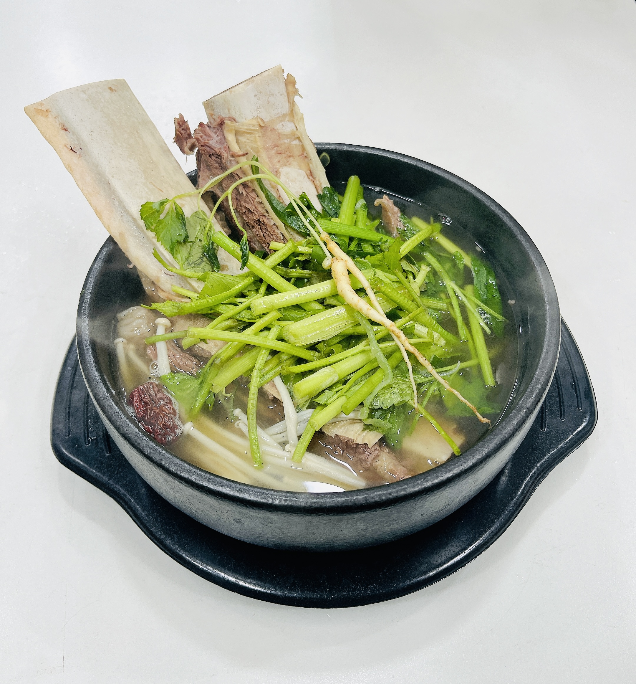 청도 미나리 갈비탕