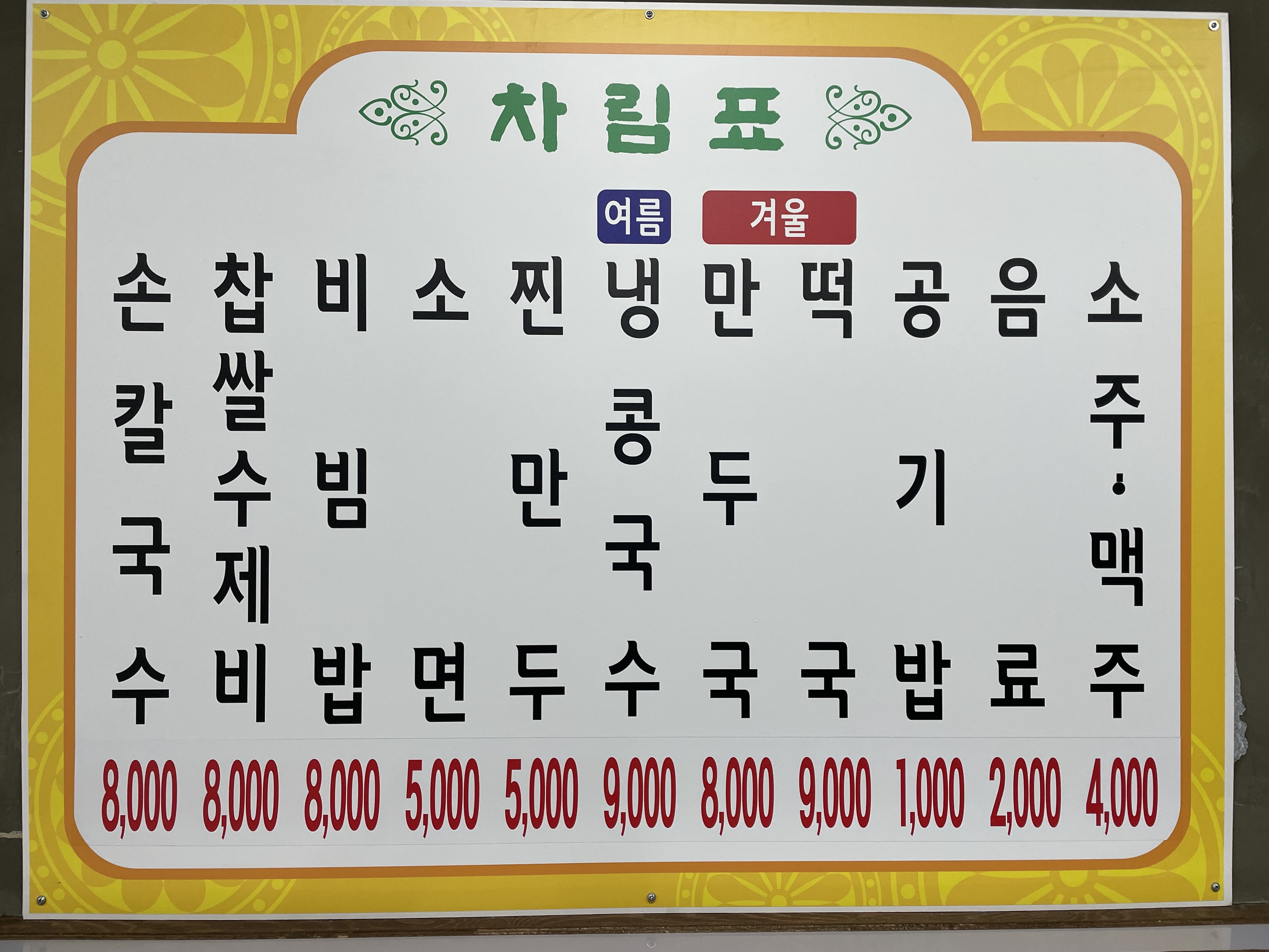 만복식당