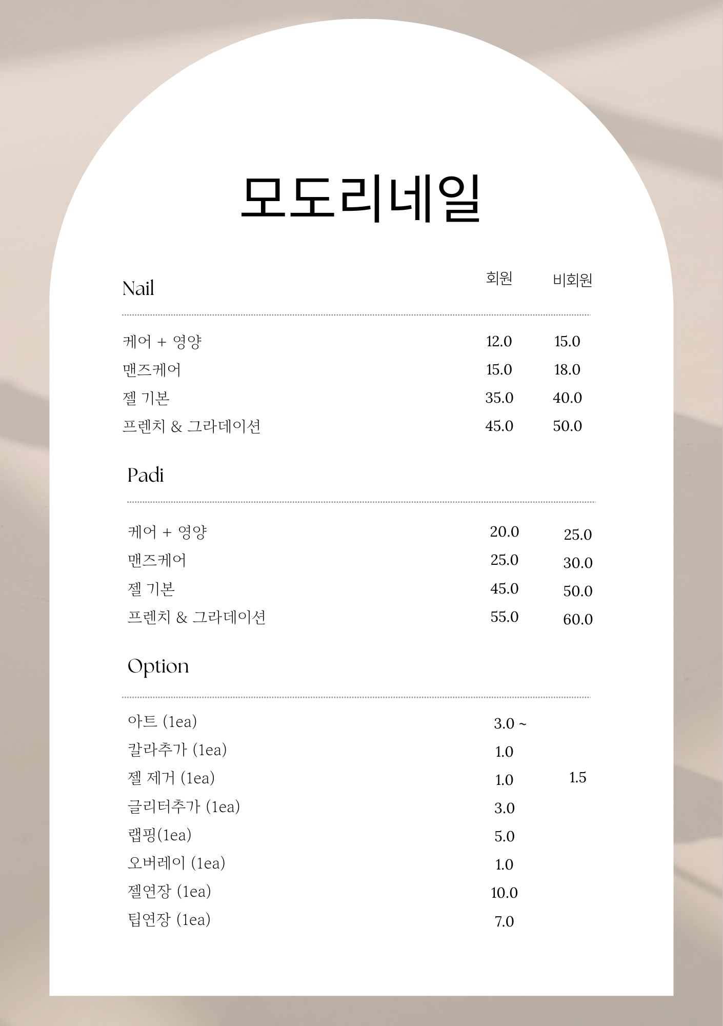 모도리네일