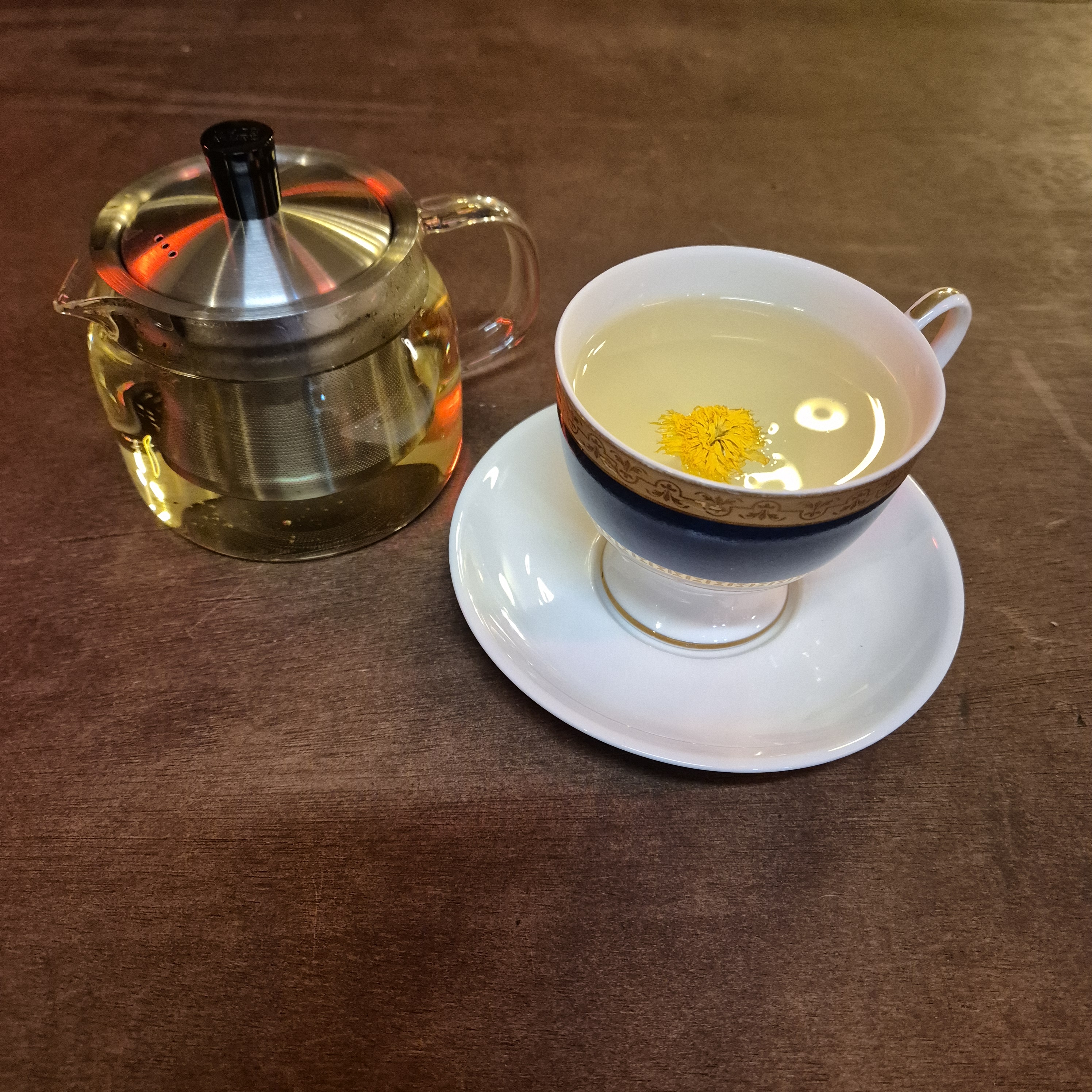 꽃 차 (국화)