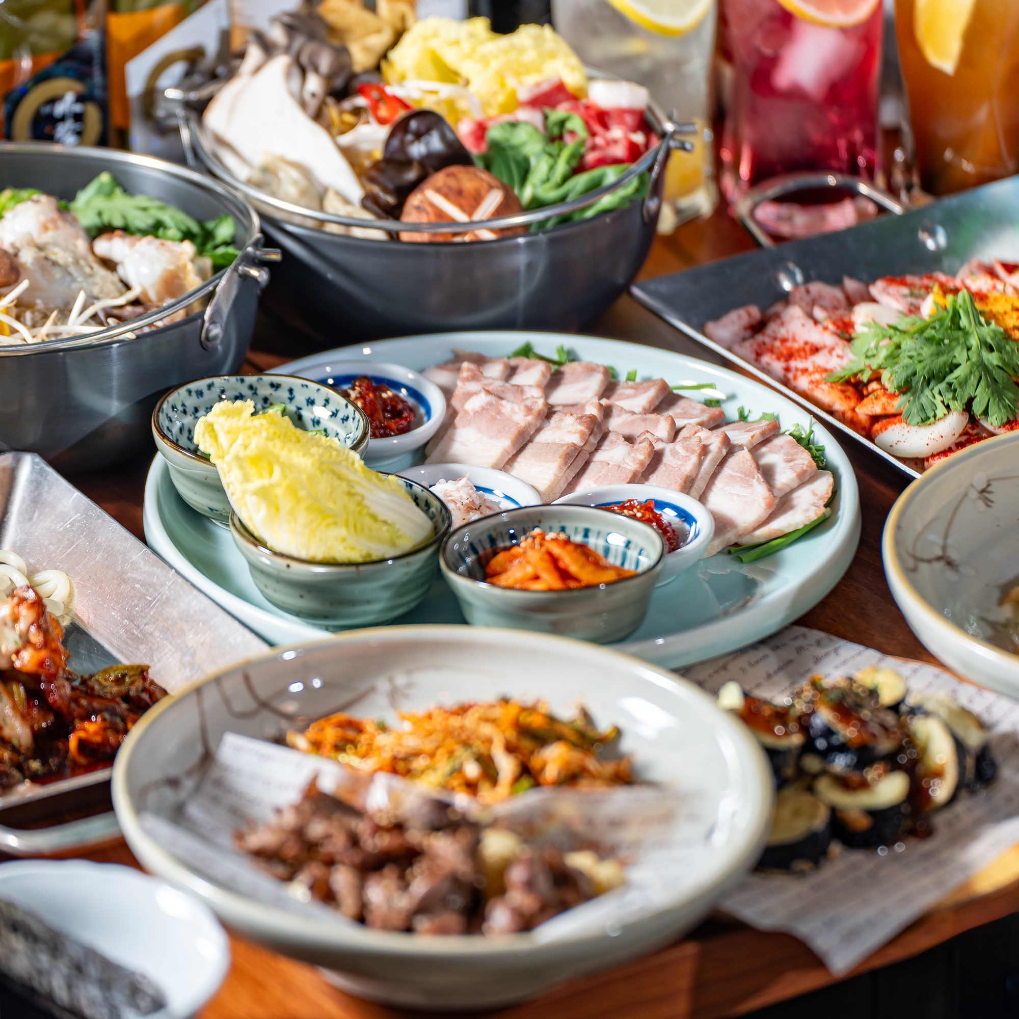 휘영청 민락점 내부 또는 관련 모습