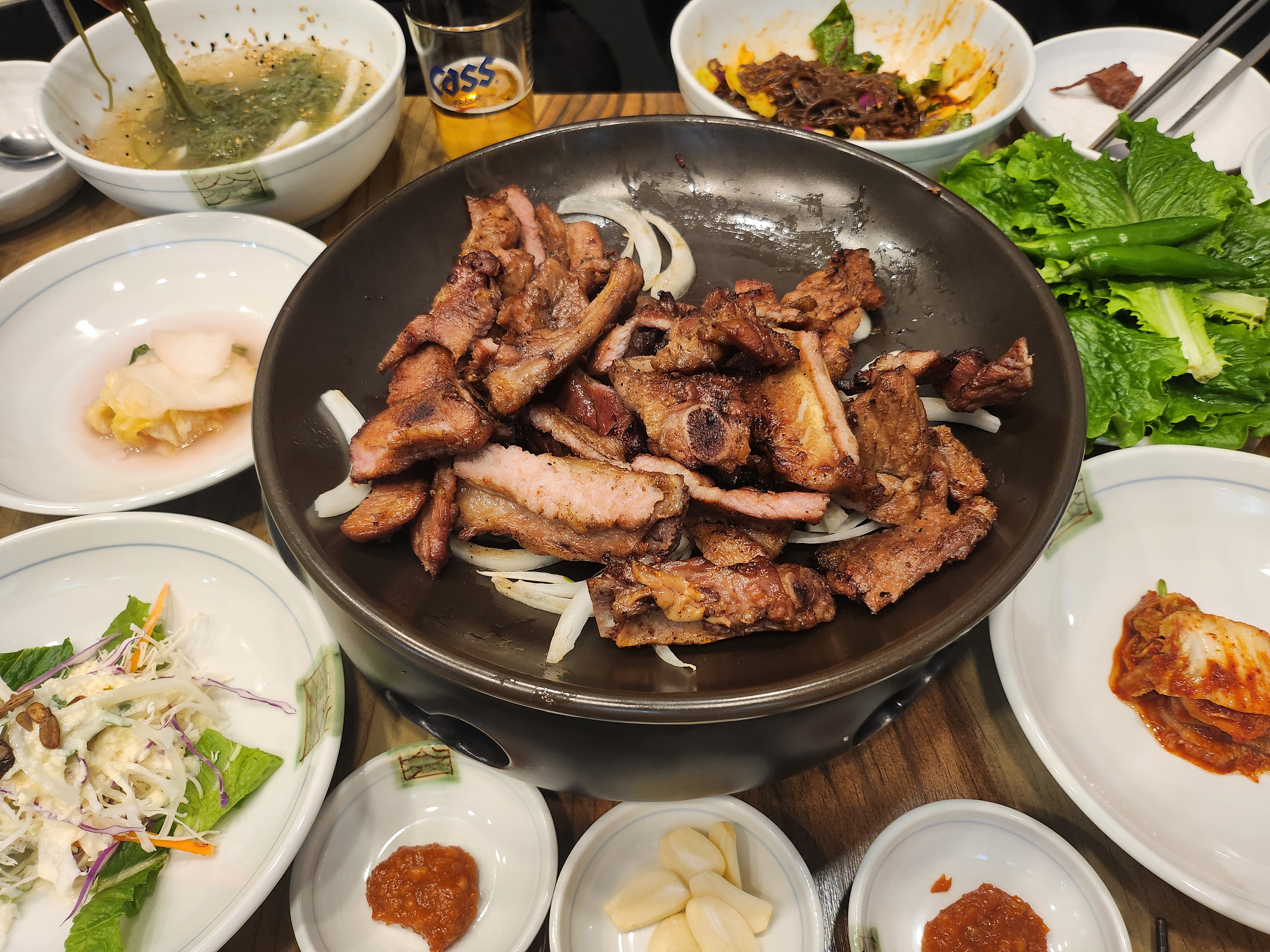 장수촌 담양식 숯불갈비 호수공원점