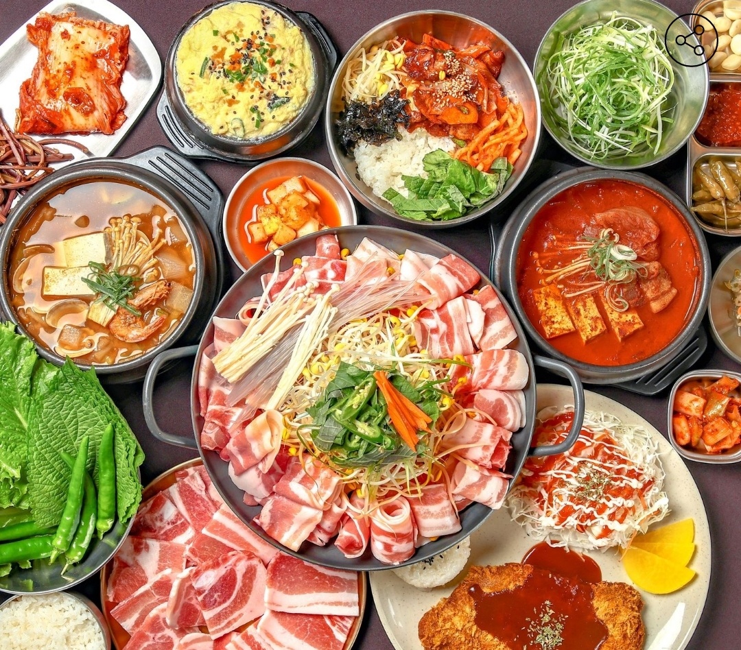 채비스테이 신월점 정성옥 기사식당 내부 또는 관련 모습