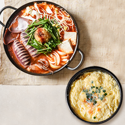 [점심특선] 찌개/계란찜세트(2인)