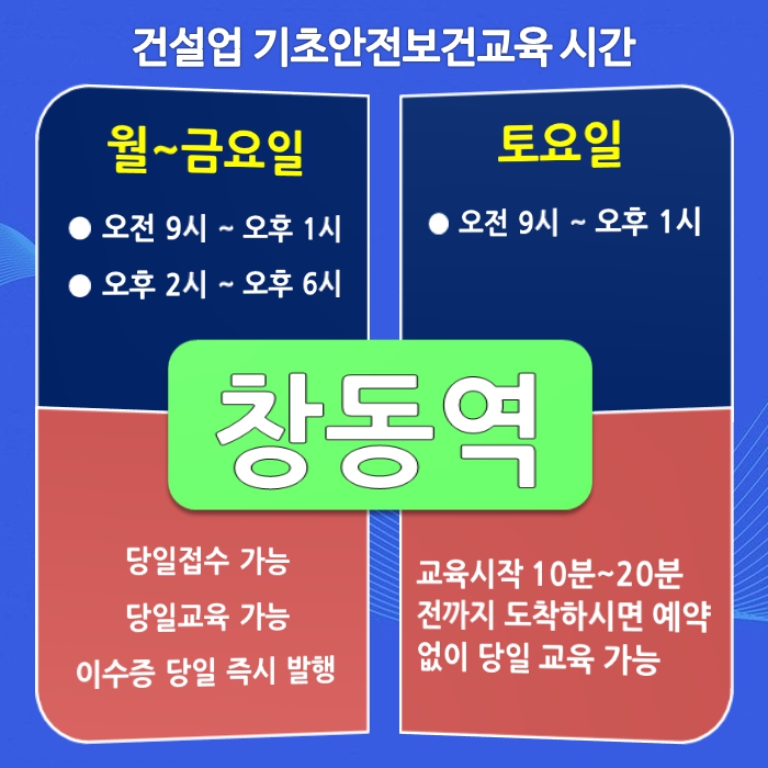 건설업기초안전보건교육