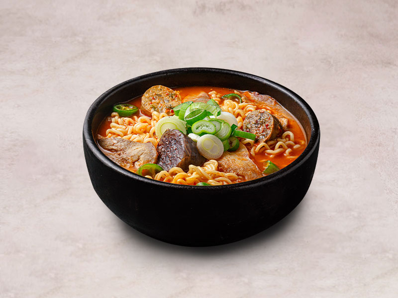 얼큰순대라면