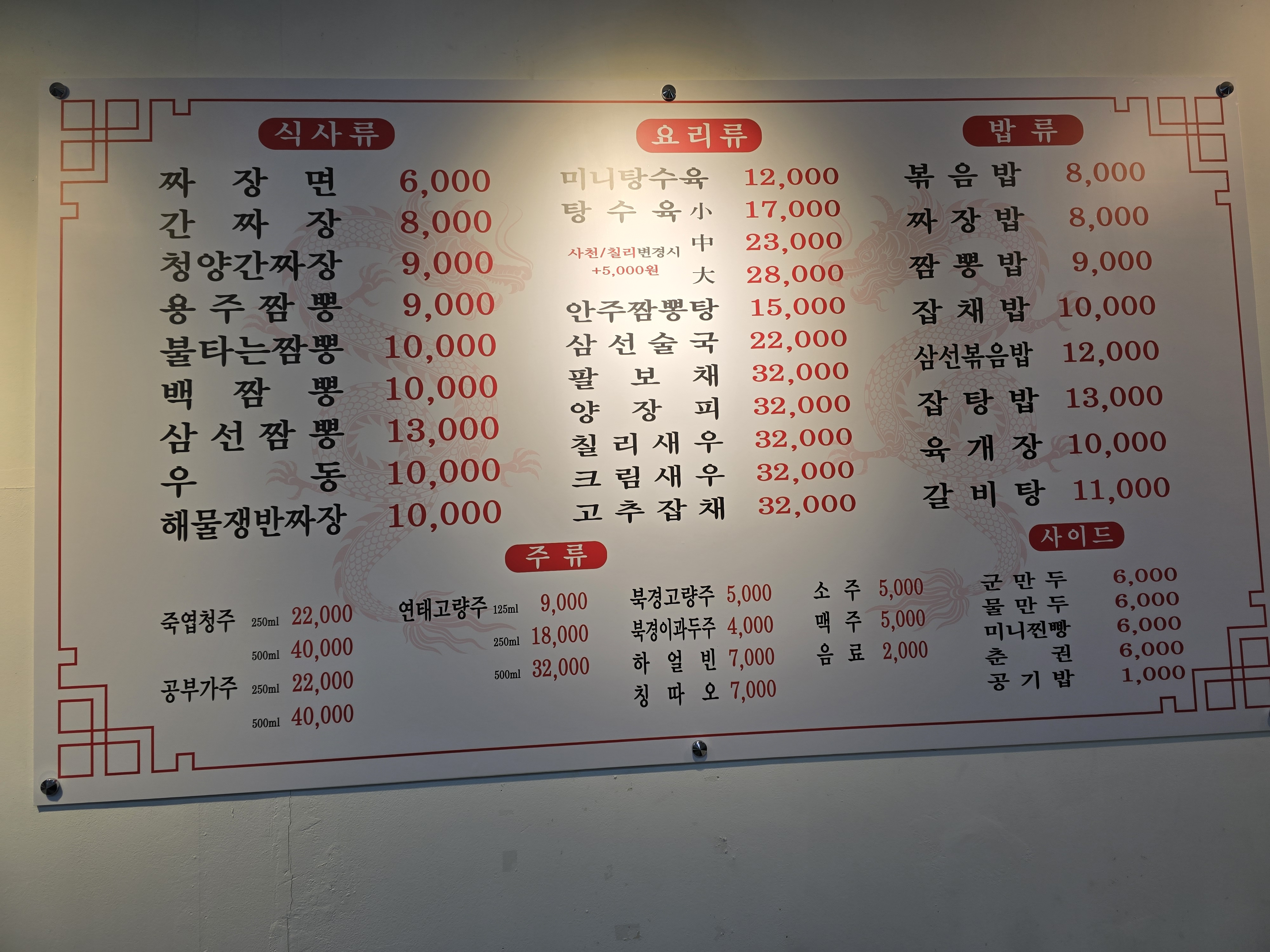 용주반점