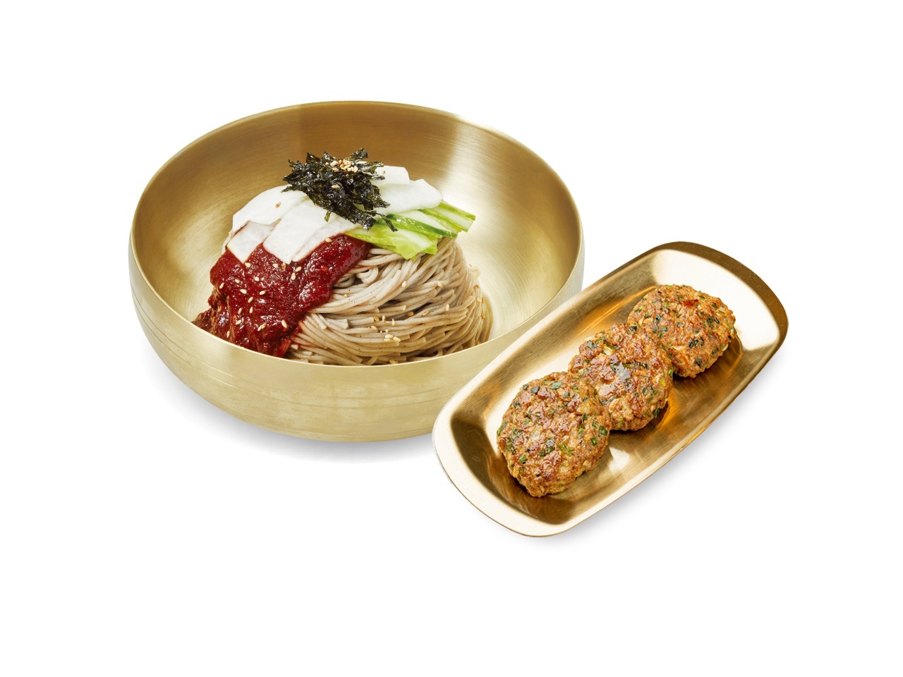 (비빔)막국수 완자정식