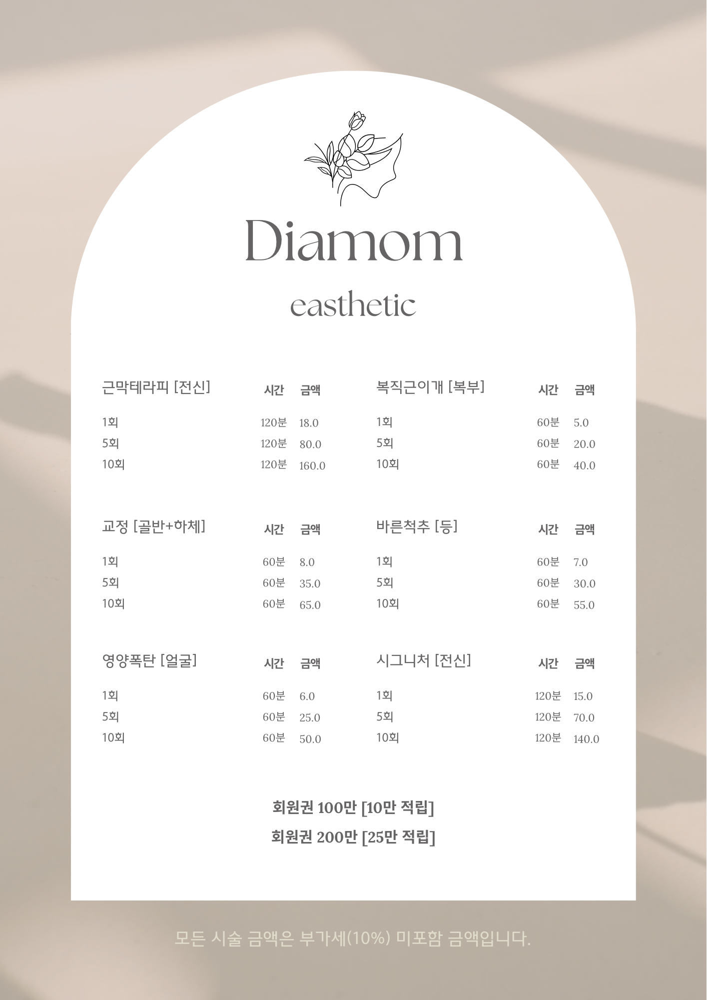 다이아맘에스테틱 의정부민락점