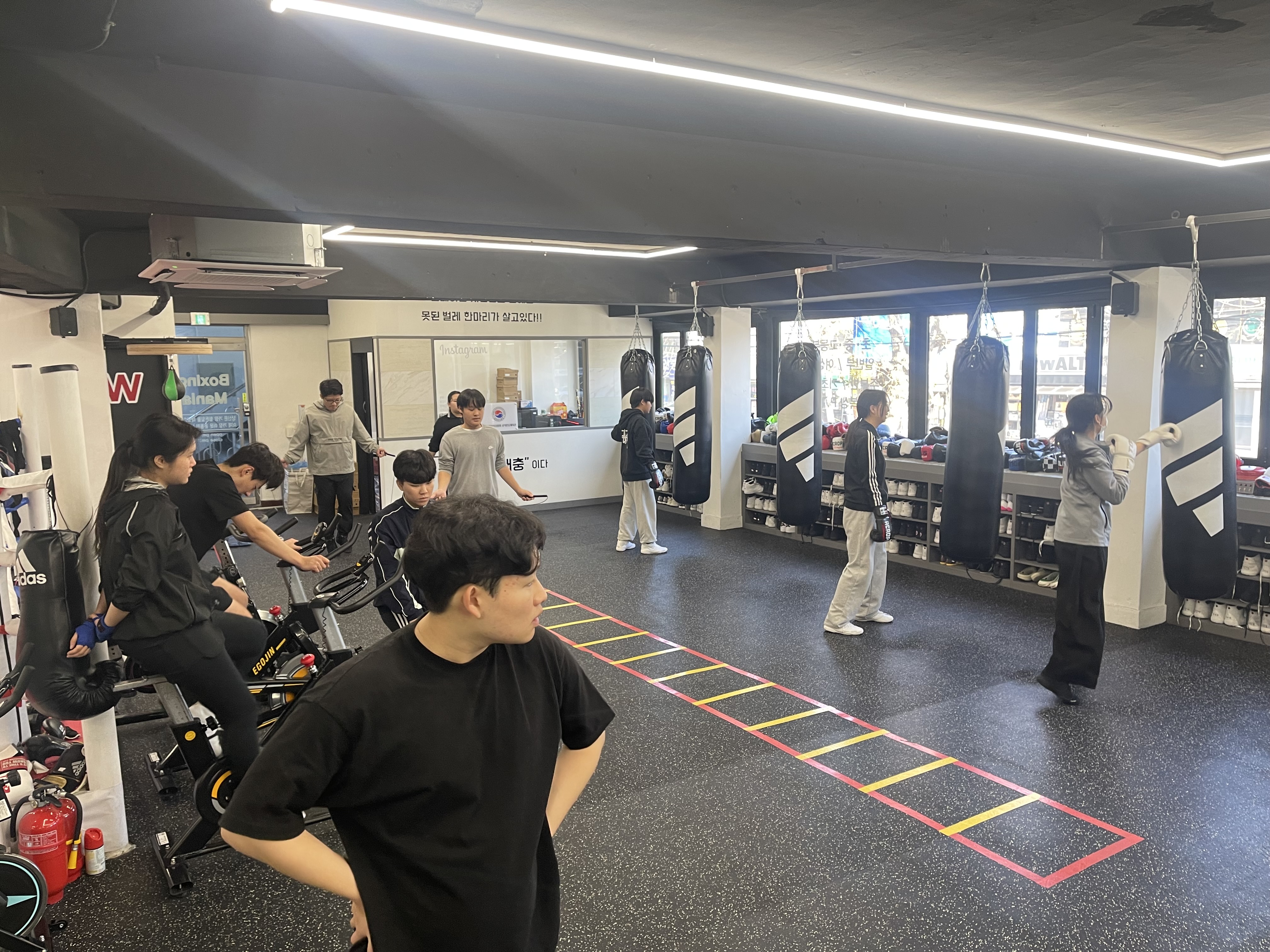 대전 동구 계족로 복싱체육관 BMG 복싱 내부 모습 2