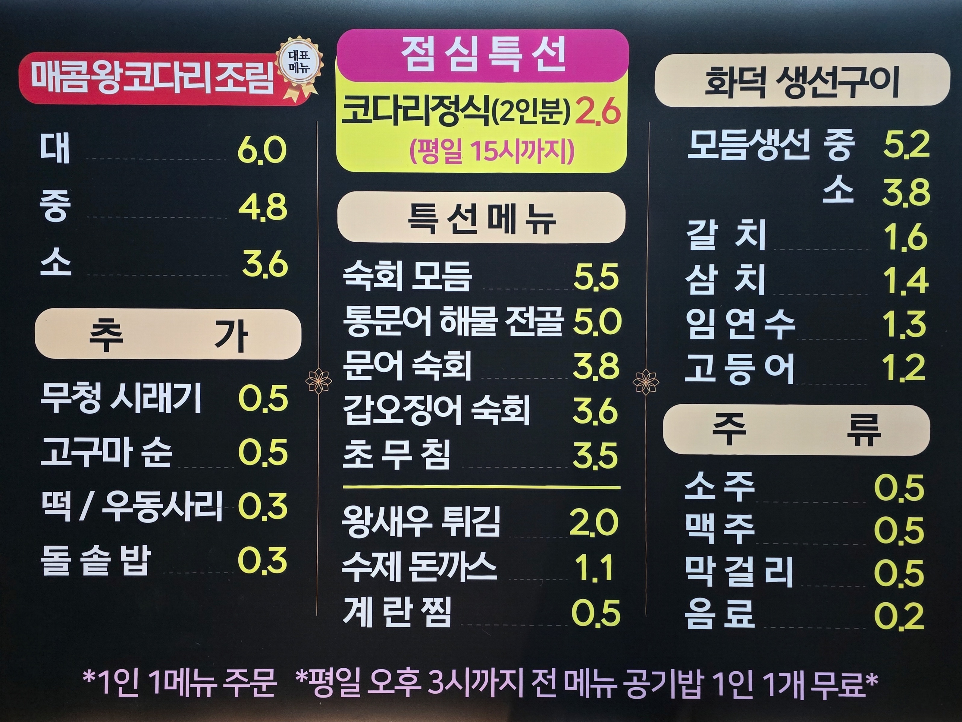 오병이어 왕코다리