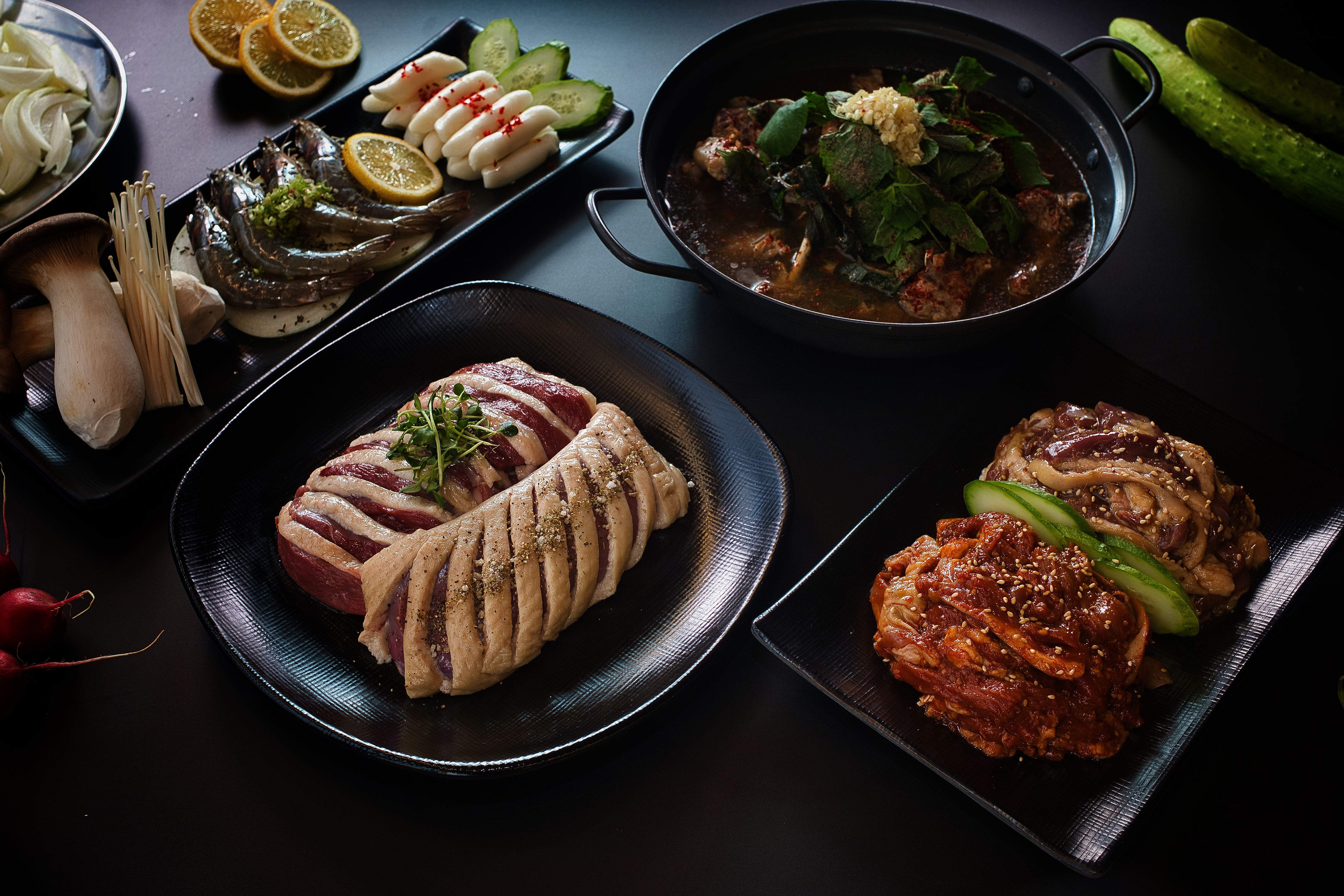 황금오리숯불닭갈비