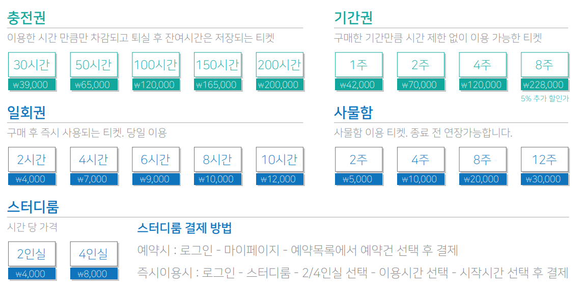 블루문스터디카페 분당야탑점