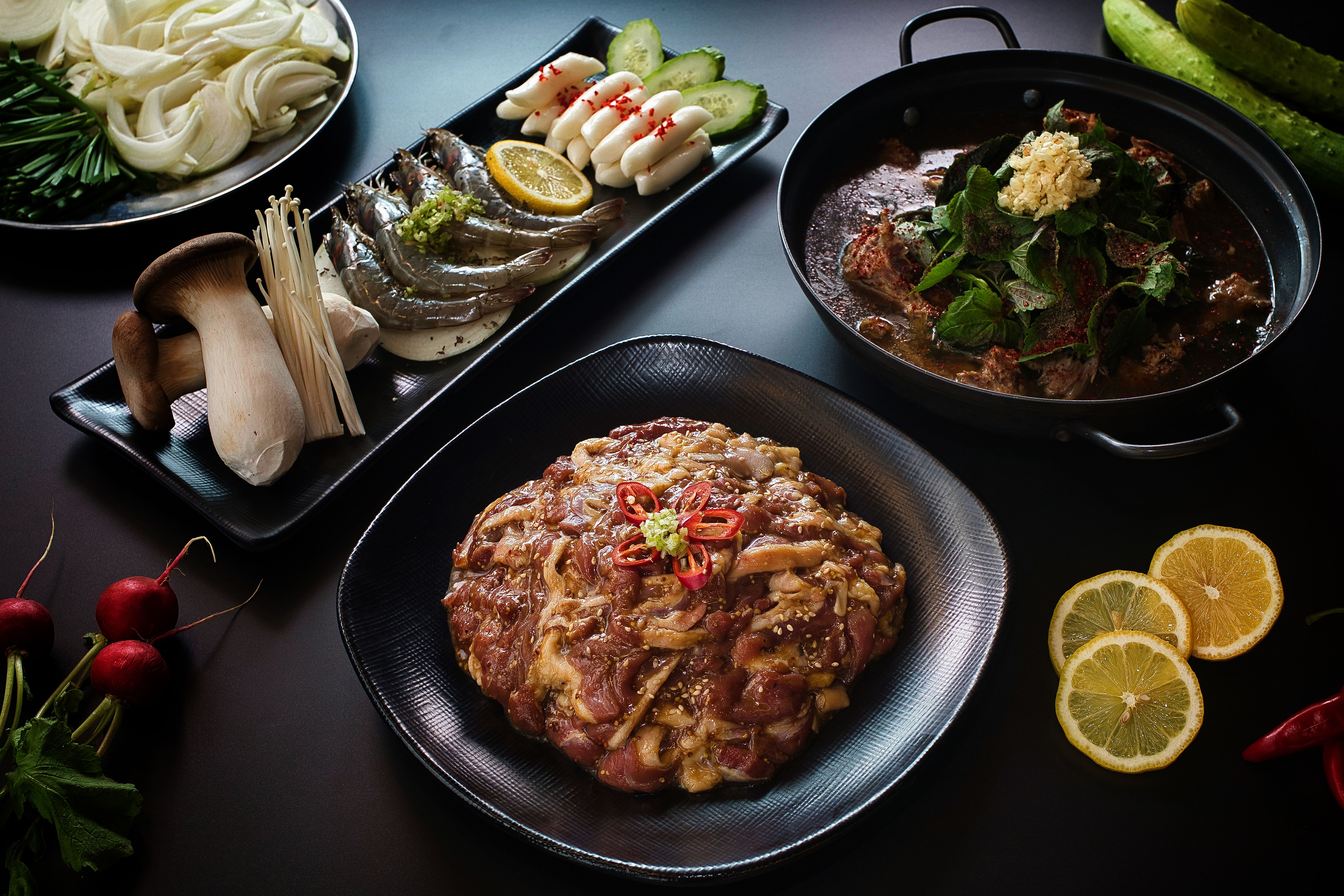 황금오리숯불닭갈비