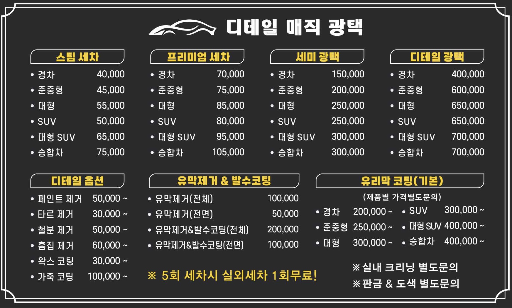 디테일매직광택