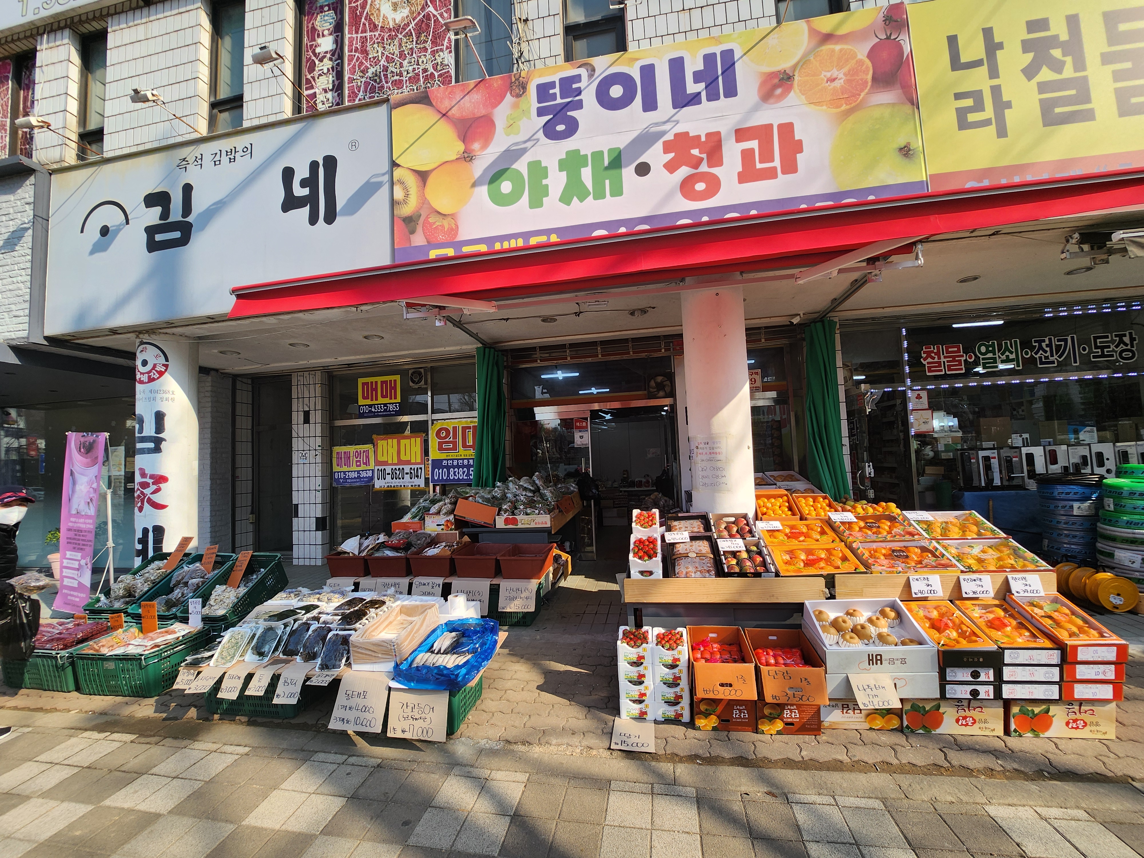 뚱이네 싱싱 야채, 청과
