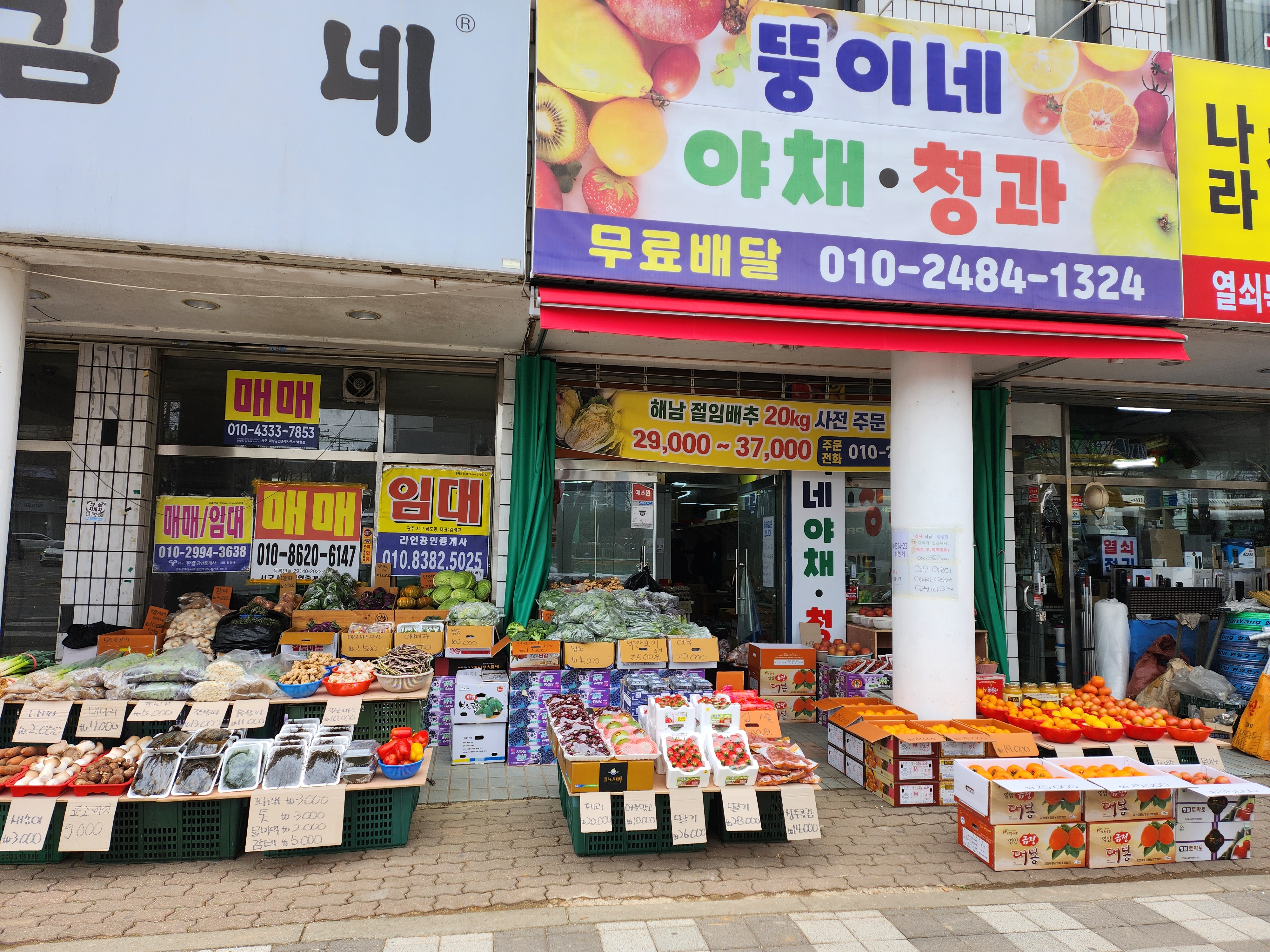 뚱이네 싱싱 야채, 청과