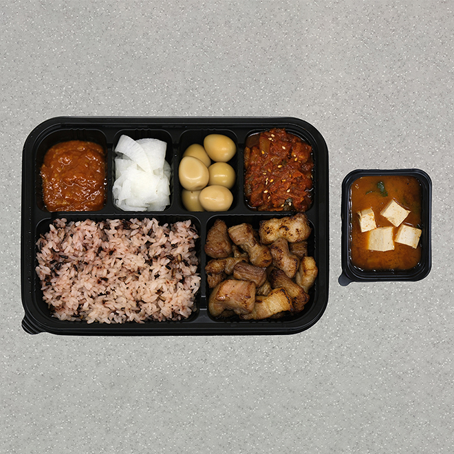 푸줏간 고기도시락 동구수정점