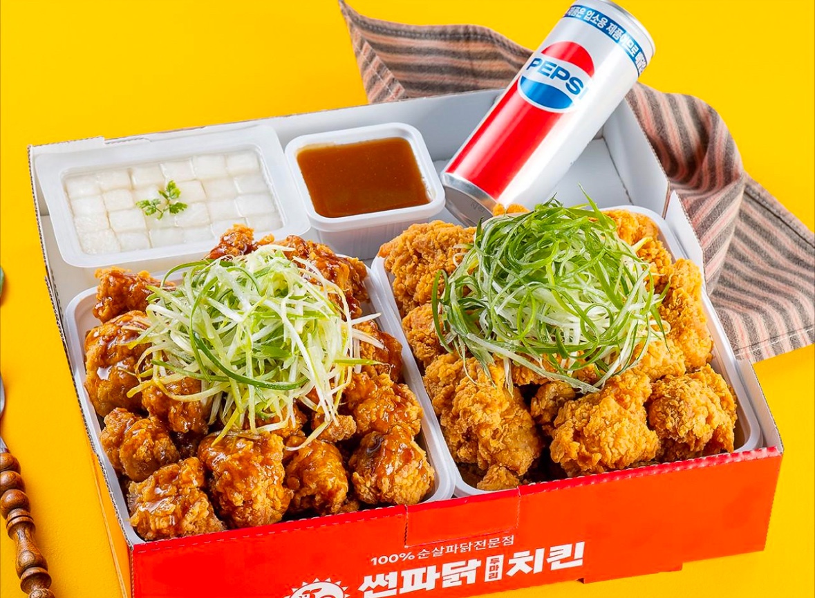 썬파닭 두마리치킨 강동점
