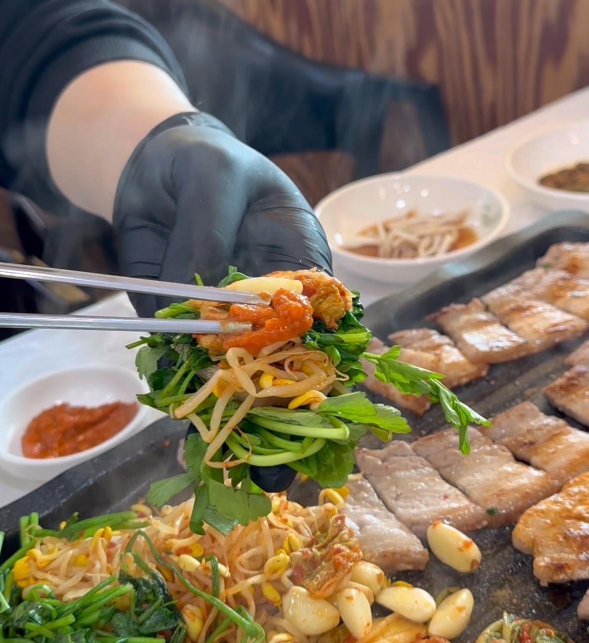 한재전원 한재미나리삼겹살