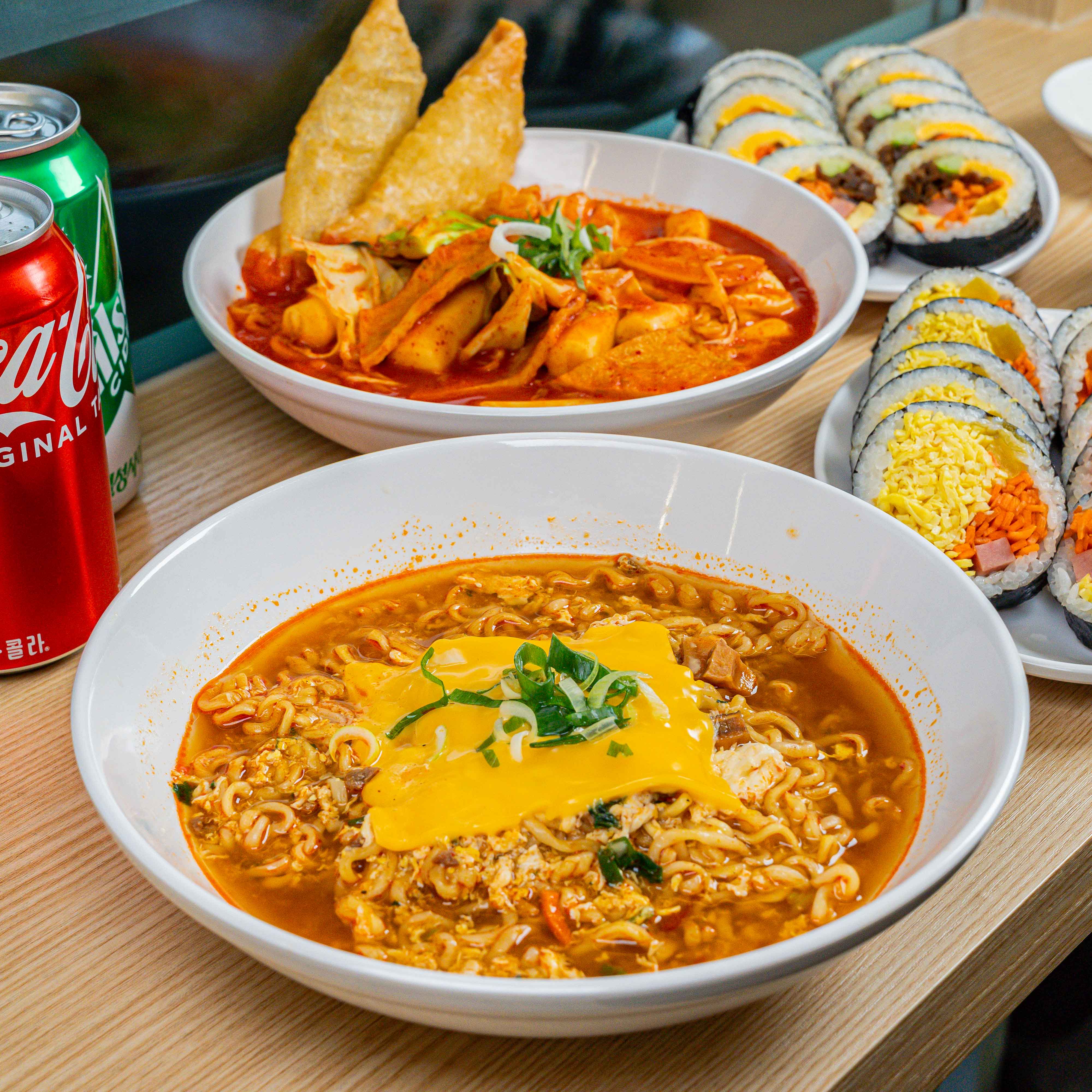 정김밥 내부 또는 관련 모습