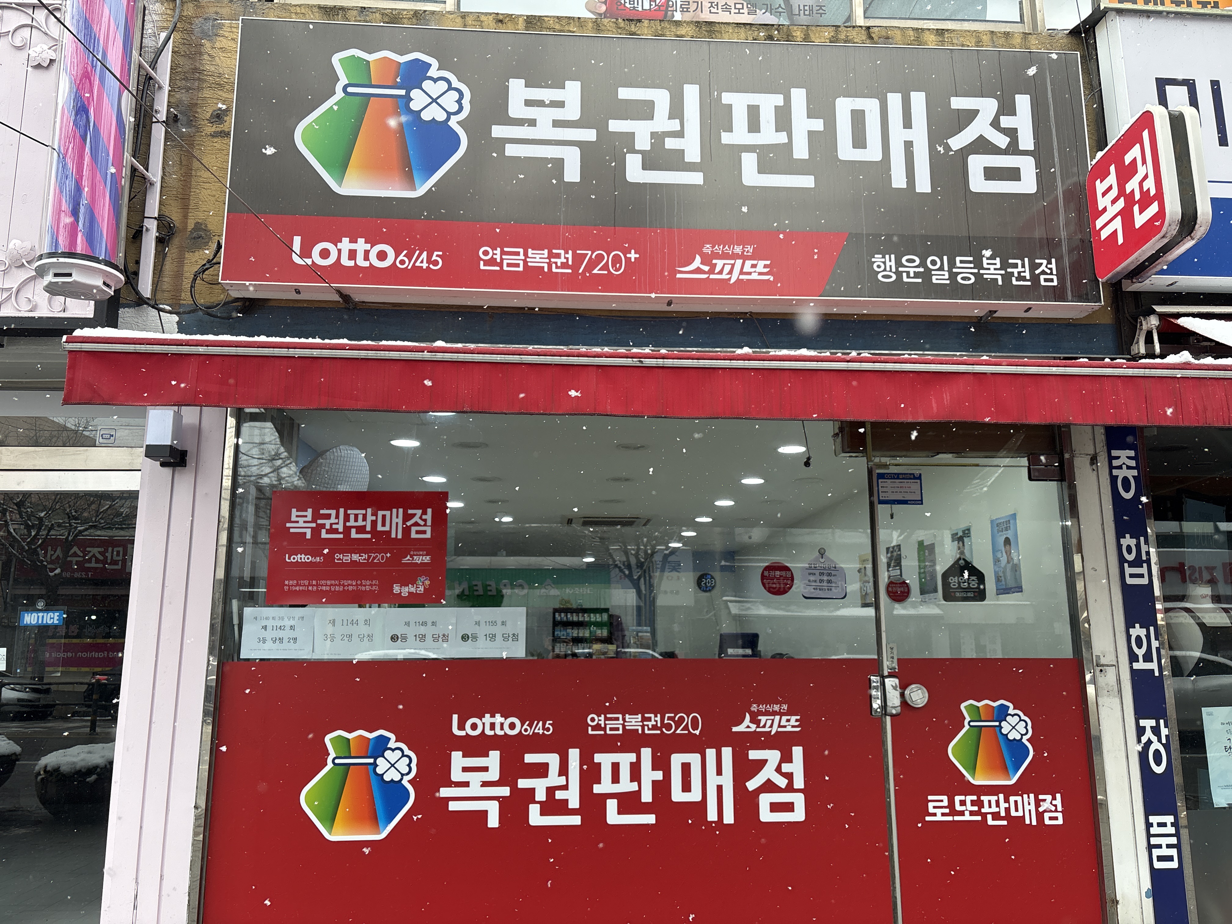 행운일등복권점
