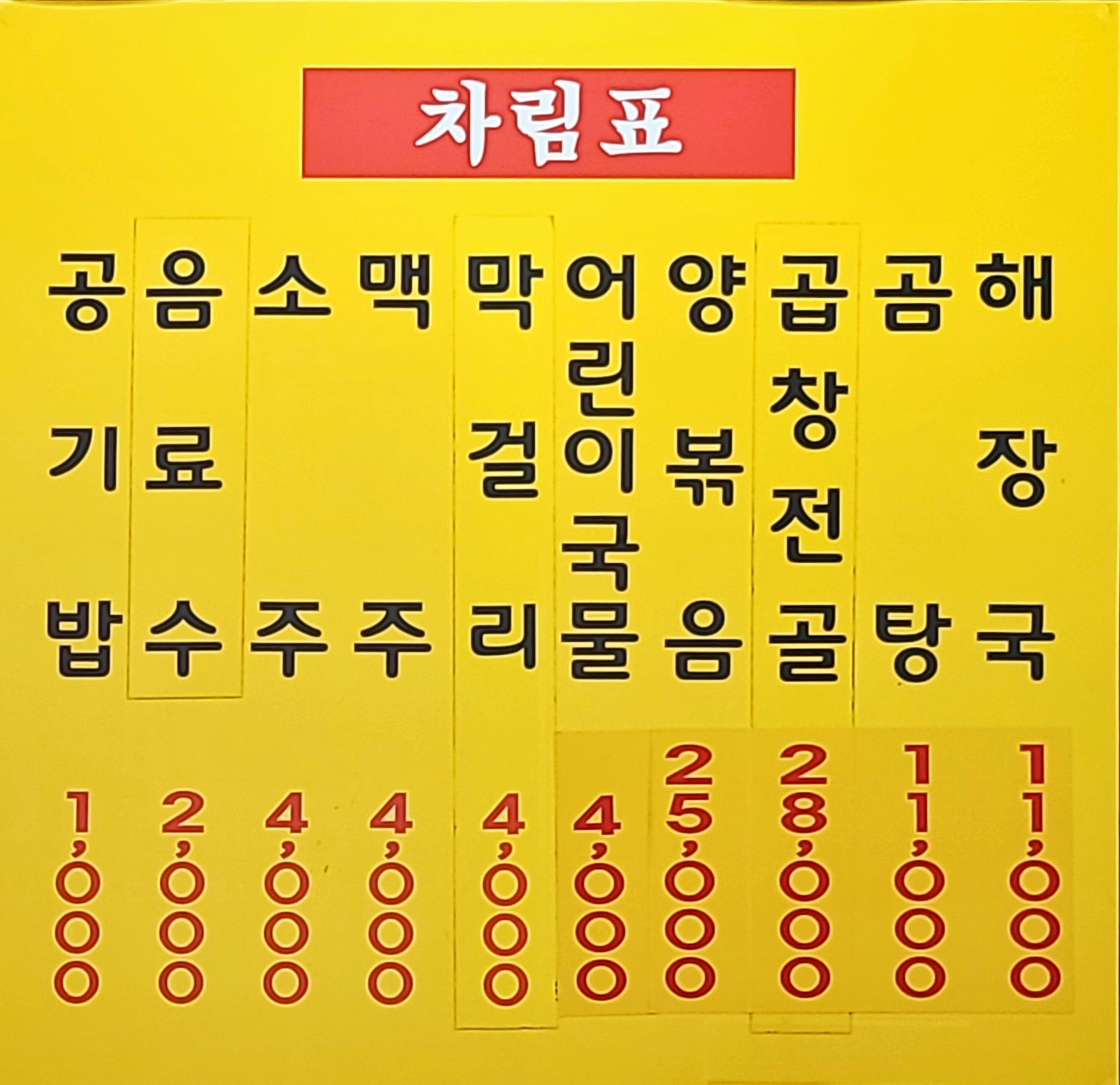 쌍둥이해장국 진접점