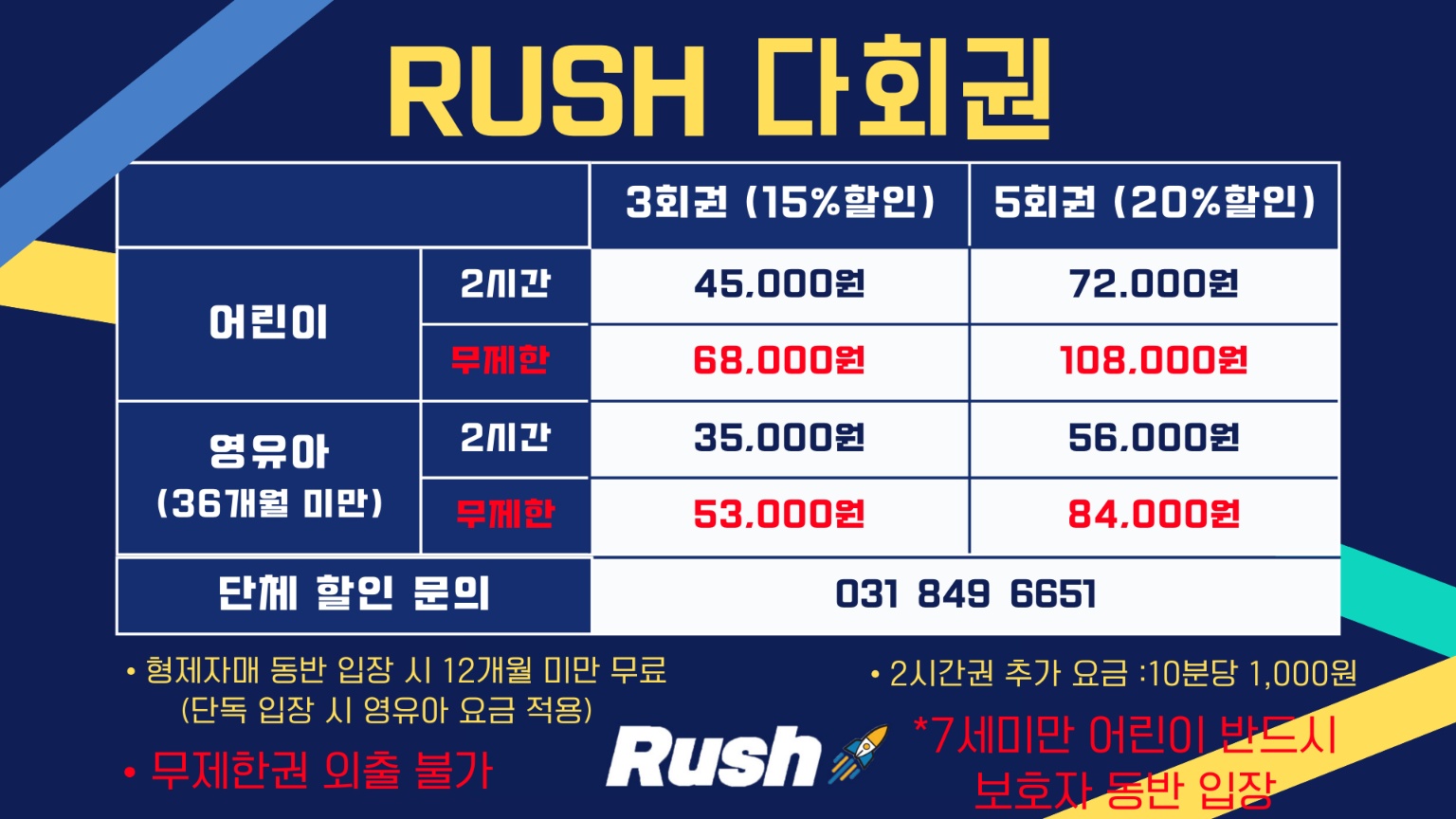 러쉬 트램펄린파크 일산벨라시타점