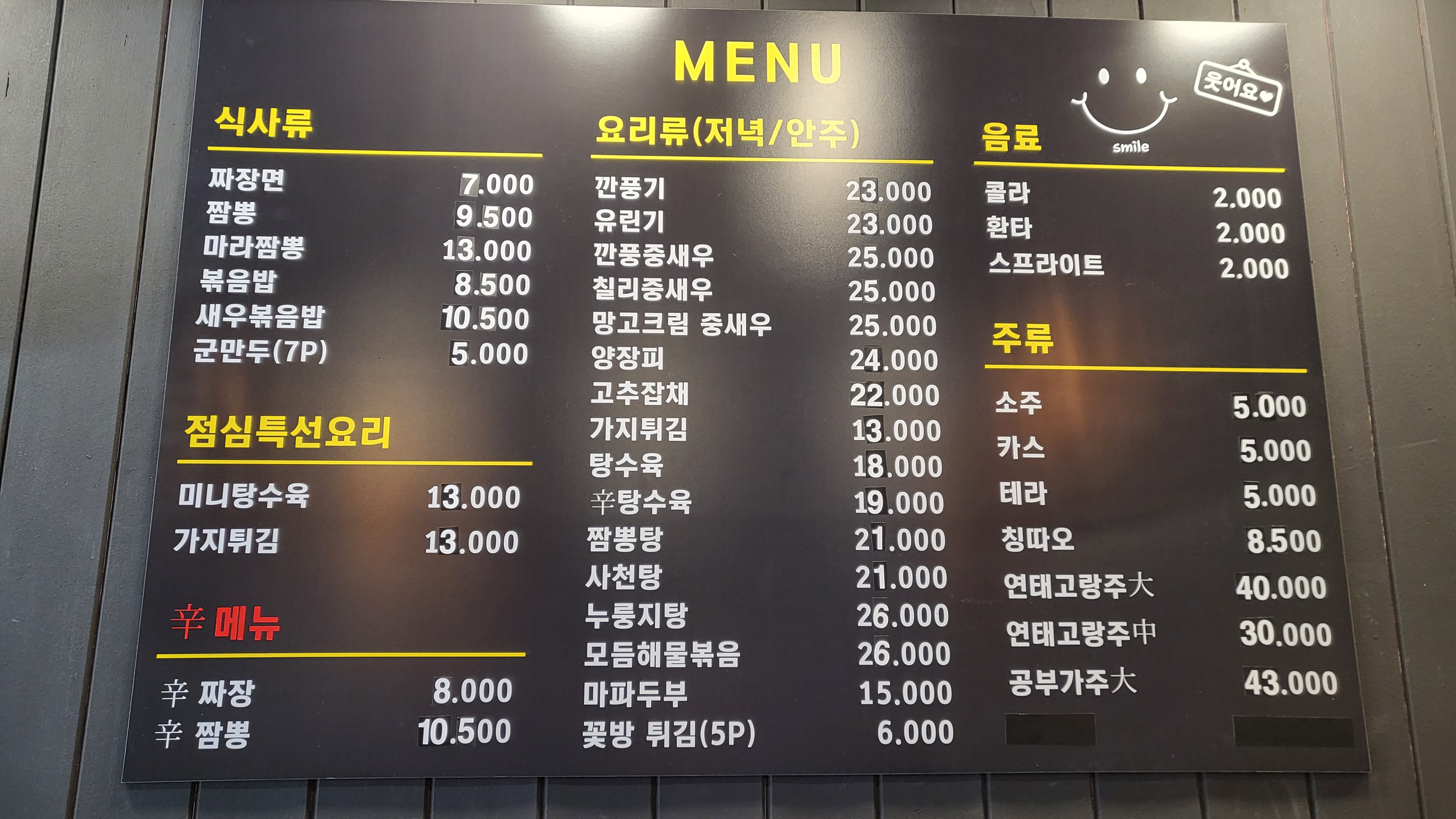 대화의중식