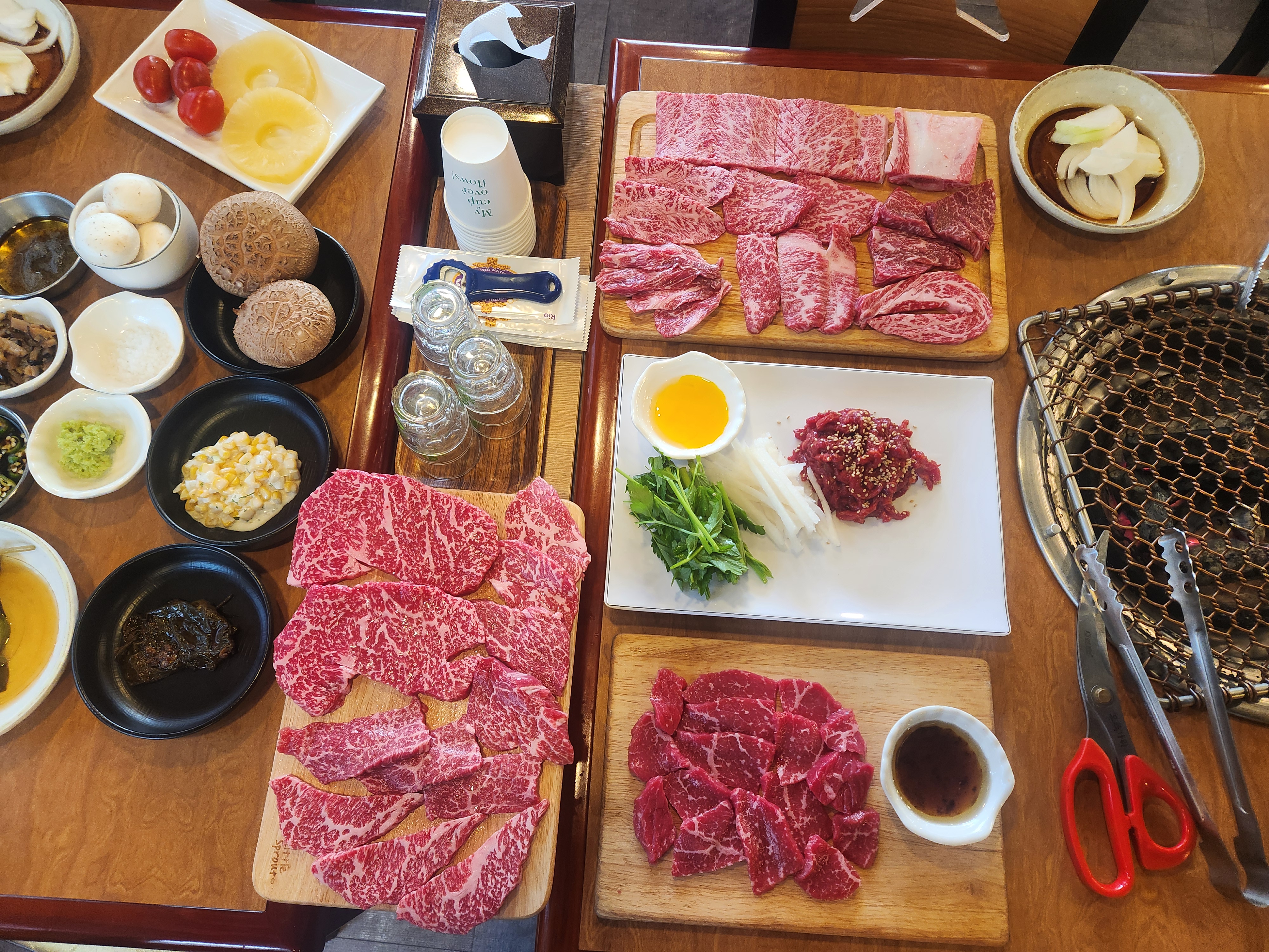 효촌숯불생고기