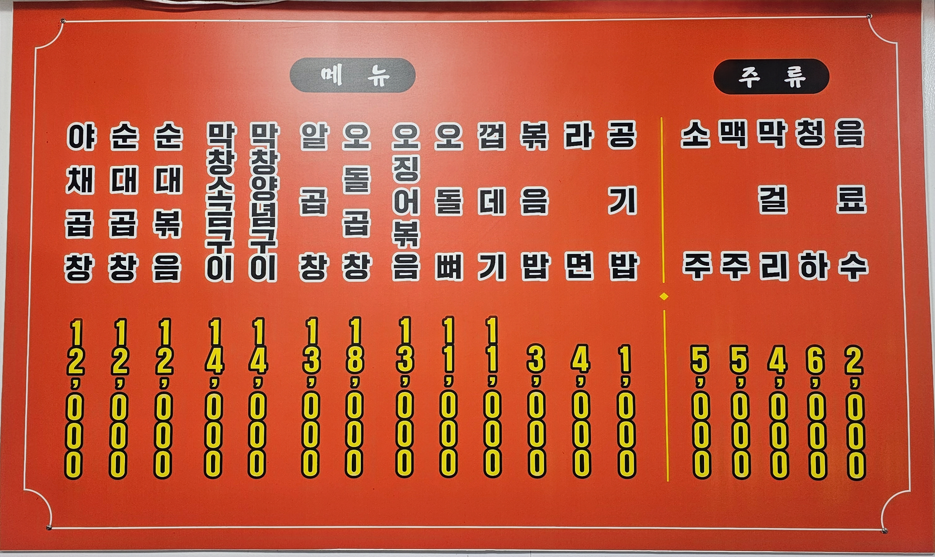 왕십리곱창골