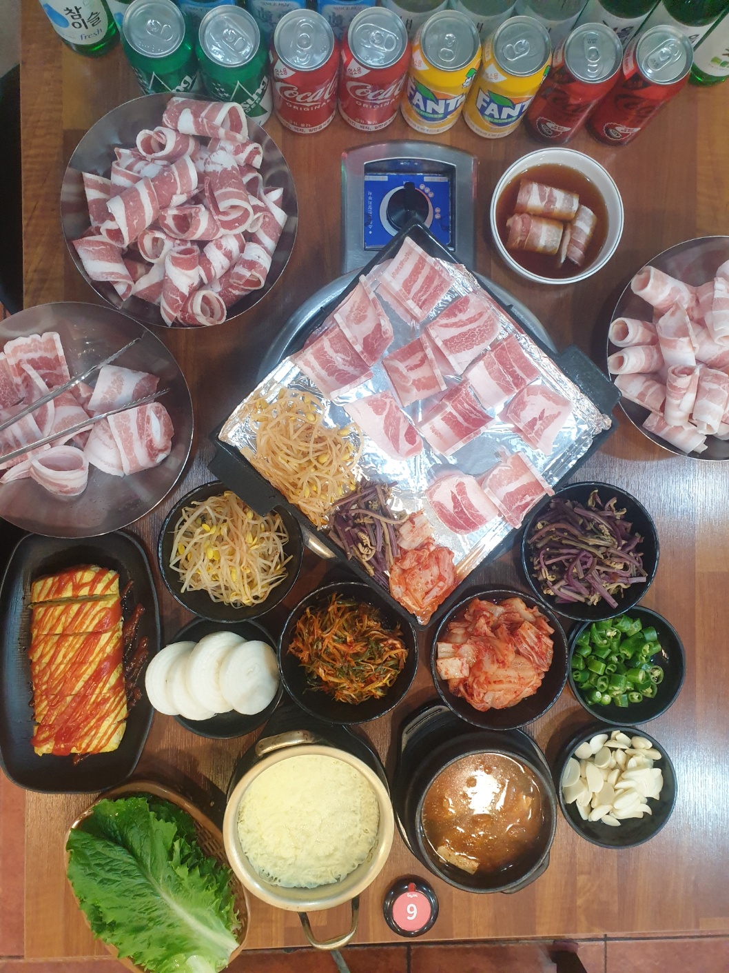 24시 옛날소스삼겹살&밥이랑고기랑