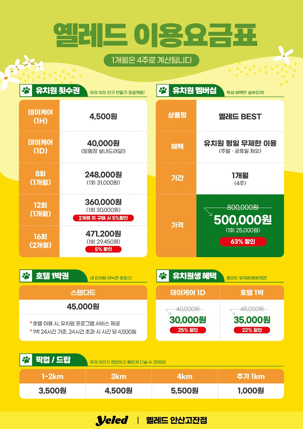 옐레드 안산고잔점