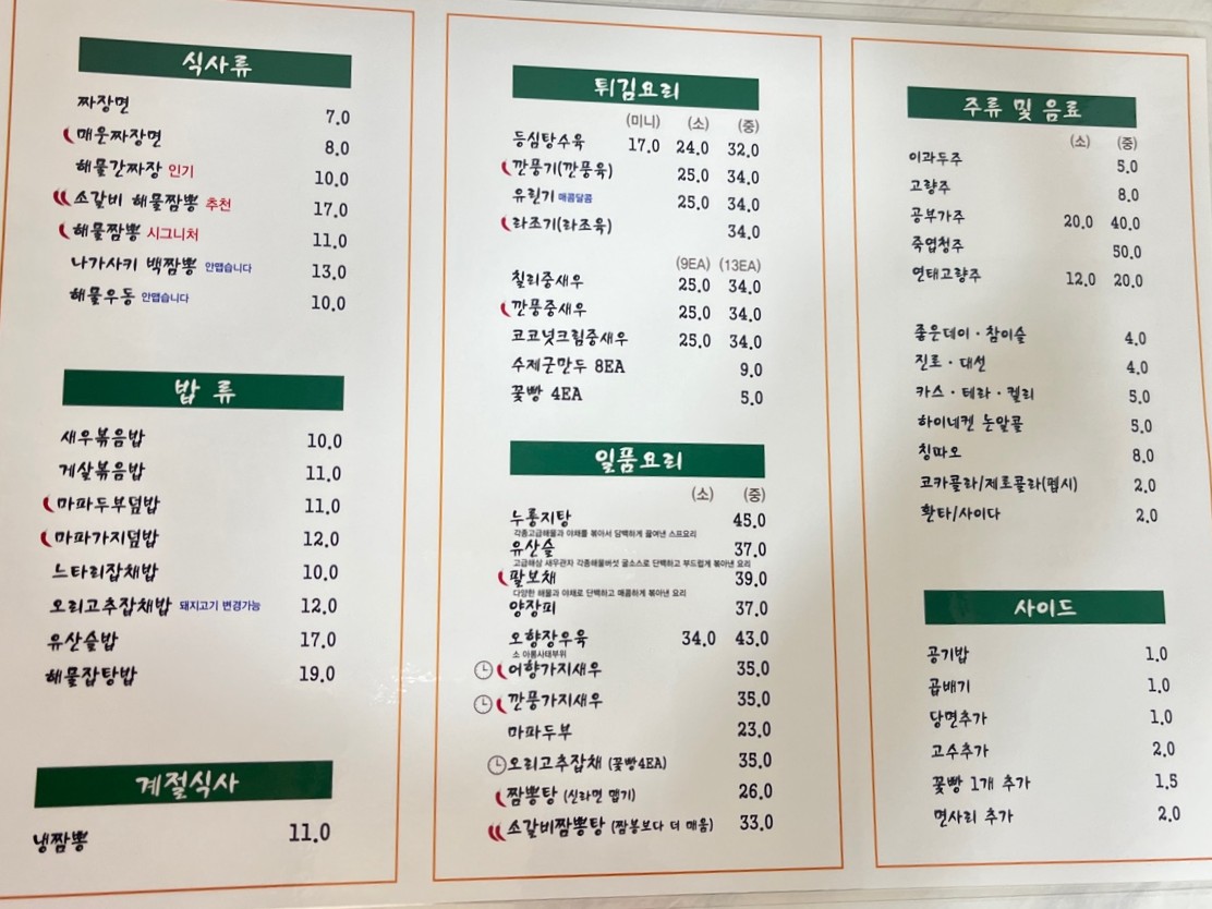 화복반점