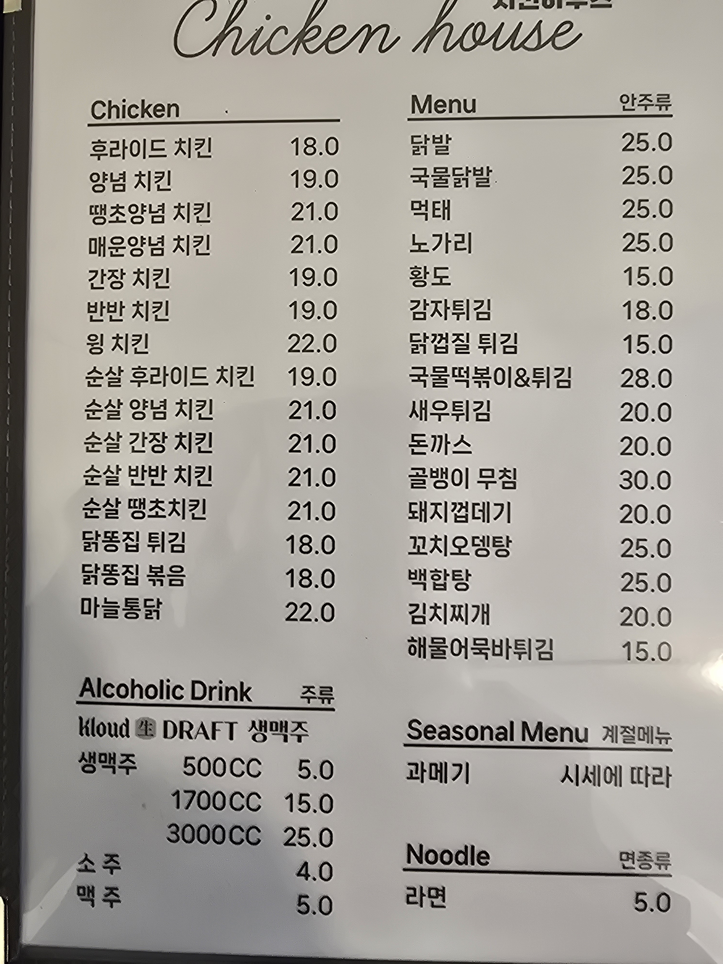 치킨하우스