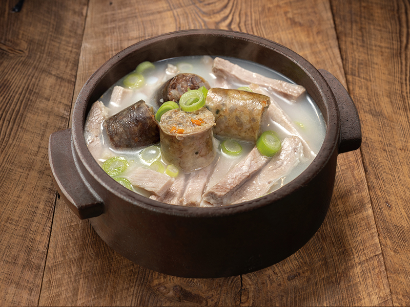살코기 순대국