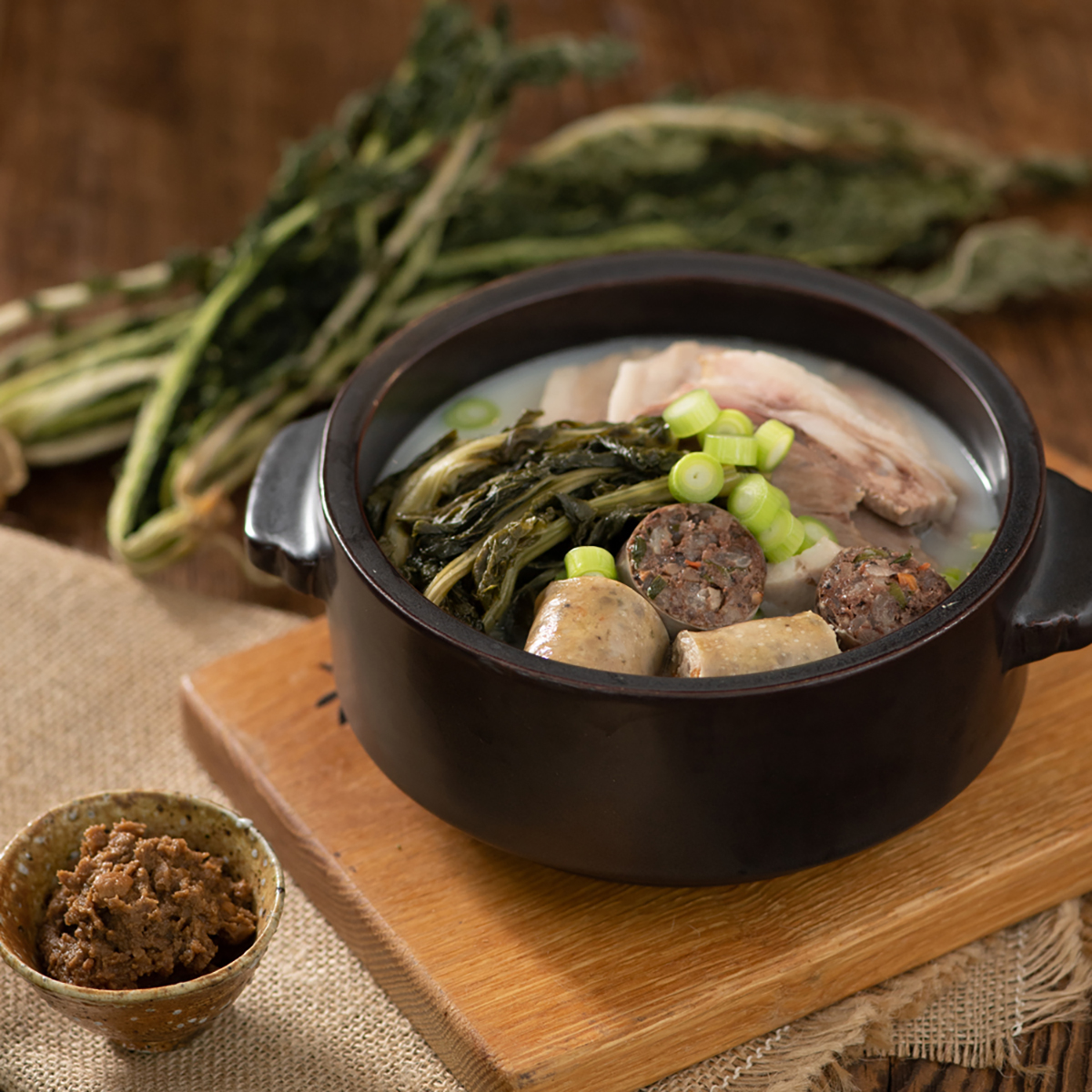 시래기 순대국