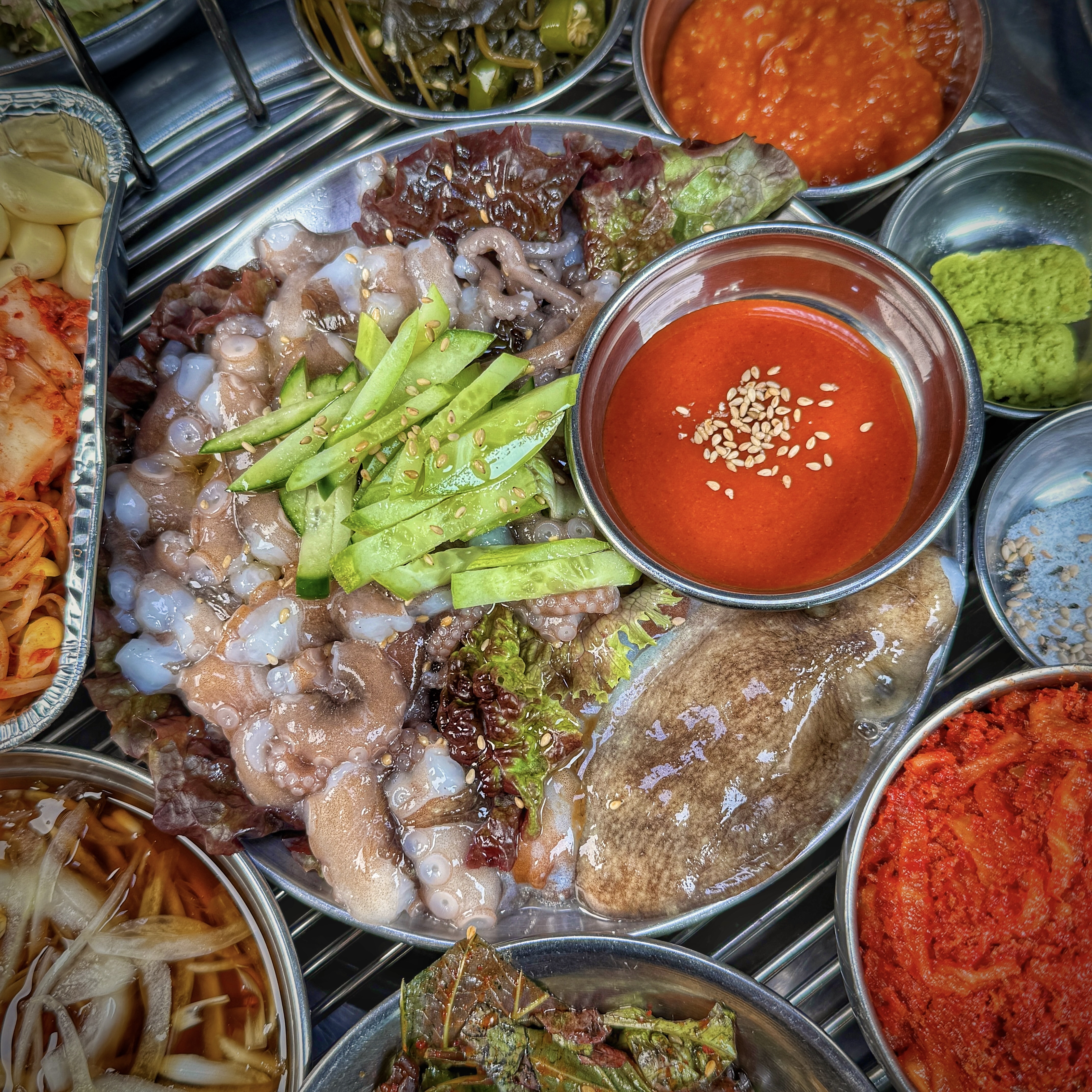 산낙지(두마리)