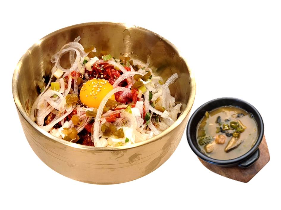 [평일 점심] 매콤 한우육회 비빔밥