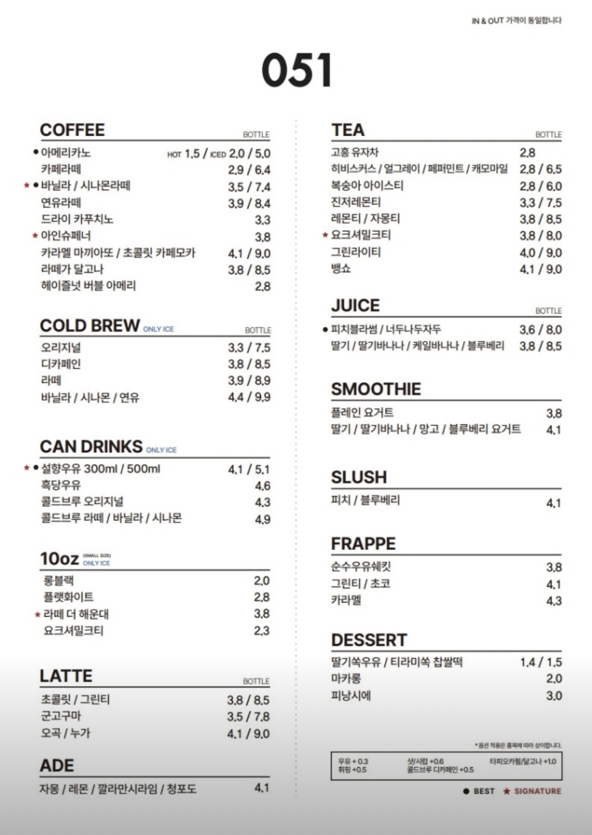카페051 못골시장점
