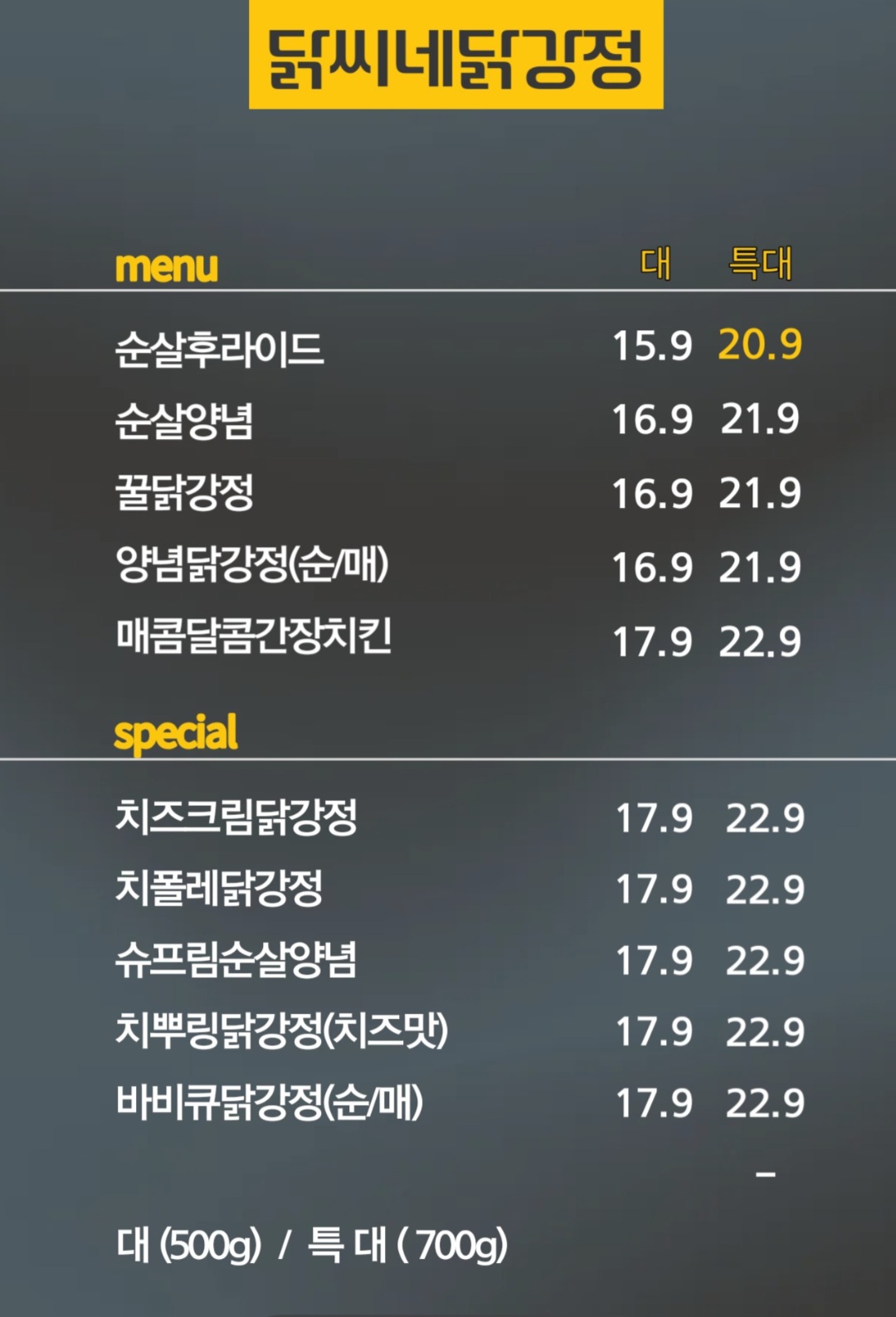 닭씨네 닭강정 본점